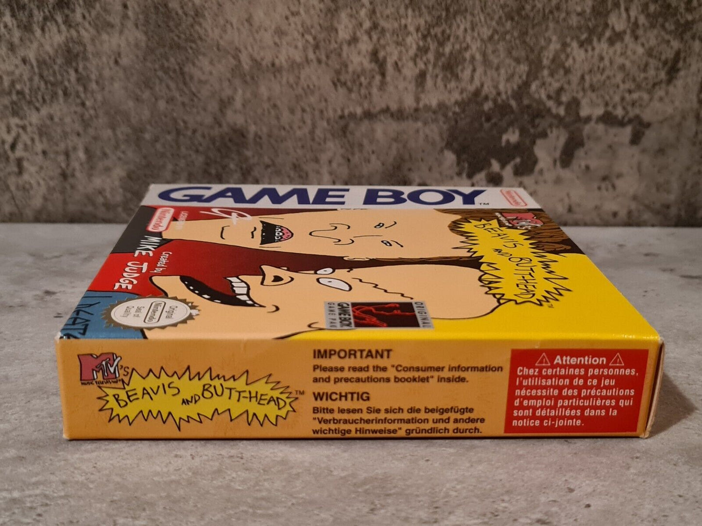 Nintendo Game Boy Classic Beavis and Butt-Head mit OVP und Anleitung EUR - T-Retro-Games