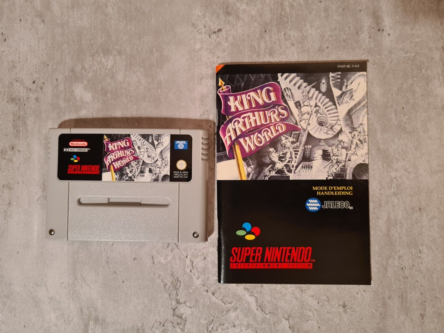 SNES Super Nintendo King Arthur's World mit OVP und Anleitung FAH - T-Retro-Games
