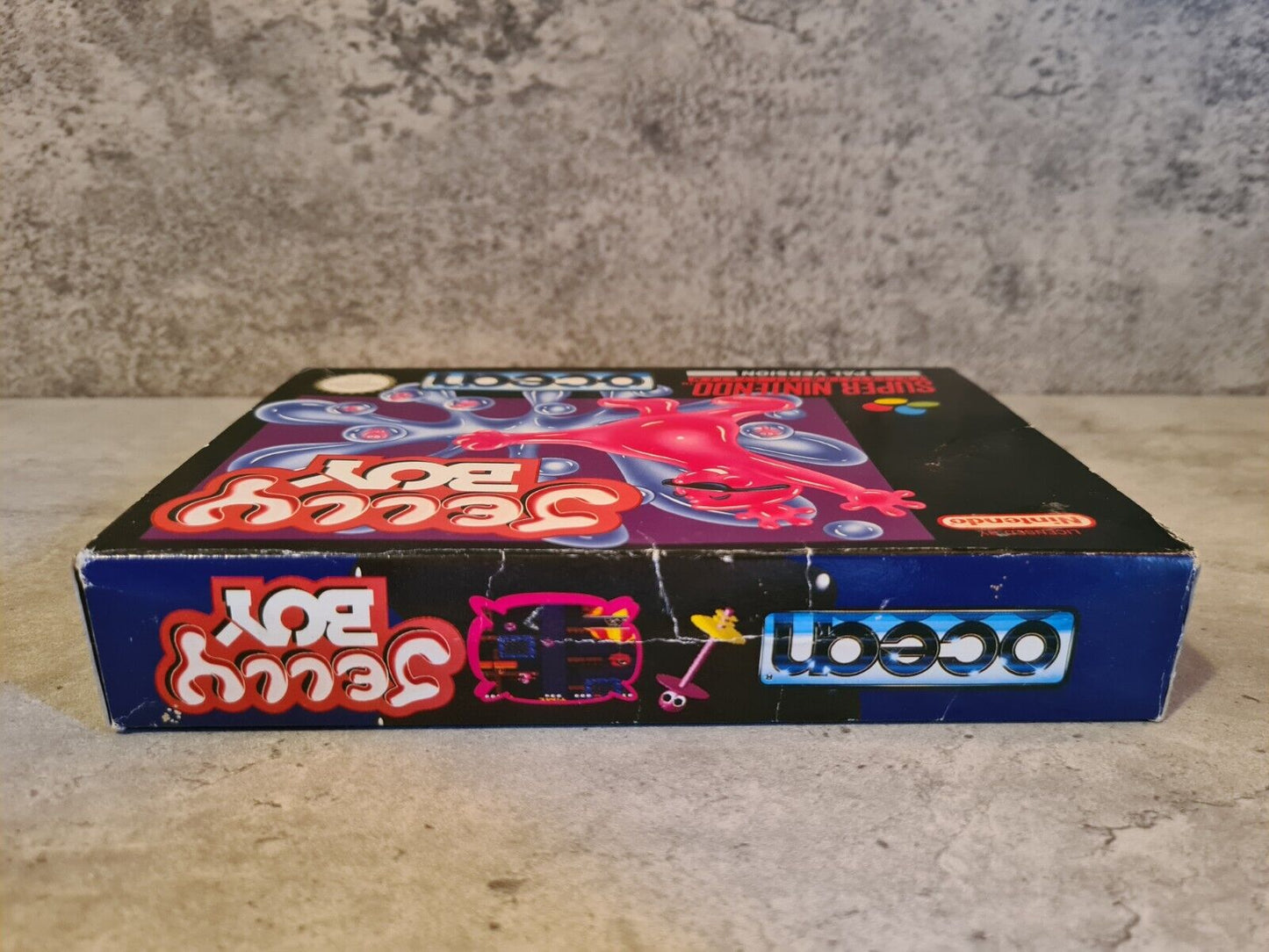 SNES Super Nintendo Jelly Boy mit OVP und Anleitung UKV - T-Retro-Games