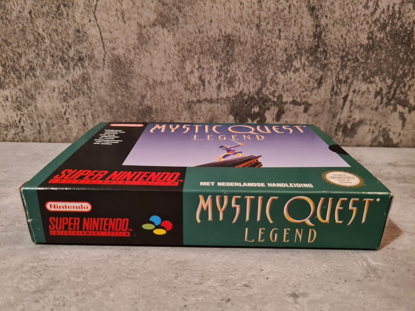SNES Super Nintendo Mystic Quest Legend mit OVP und Anleitung + Poster HOL - T-Retro-Games