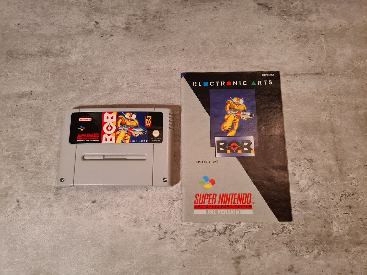 SNES Super Nintendo B.O.B. mit OVP und Anleitung NOE - T-Retro-Games