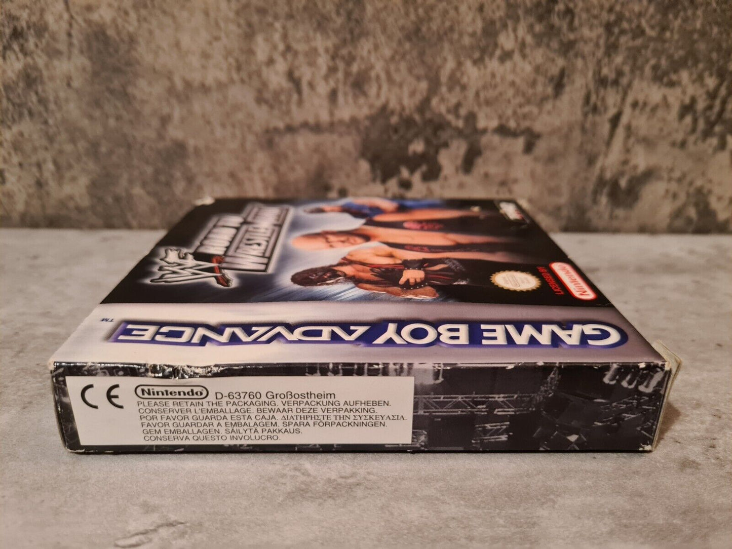 Nintendo Gameboy Advance WWF Road to Wrestlemania mit OVP und Anleitung EUR - T-Retro-Games