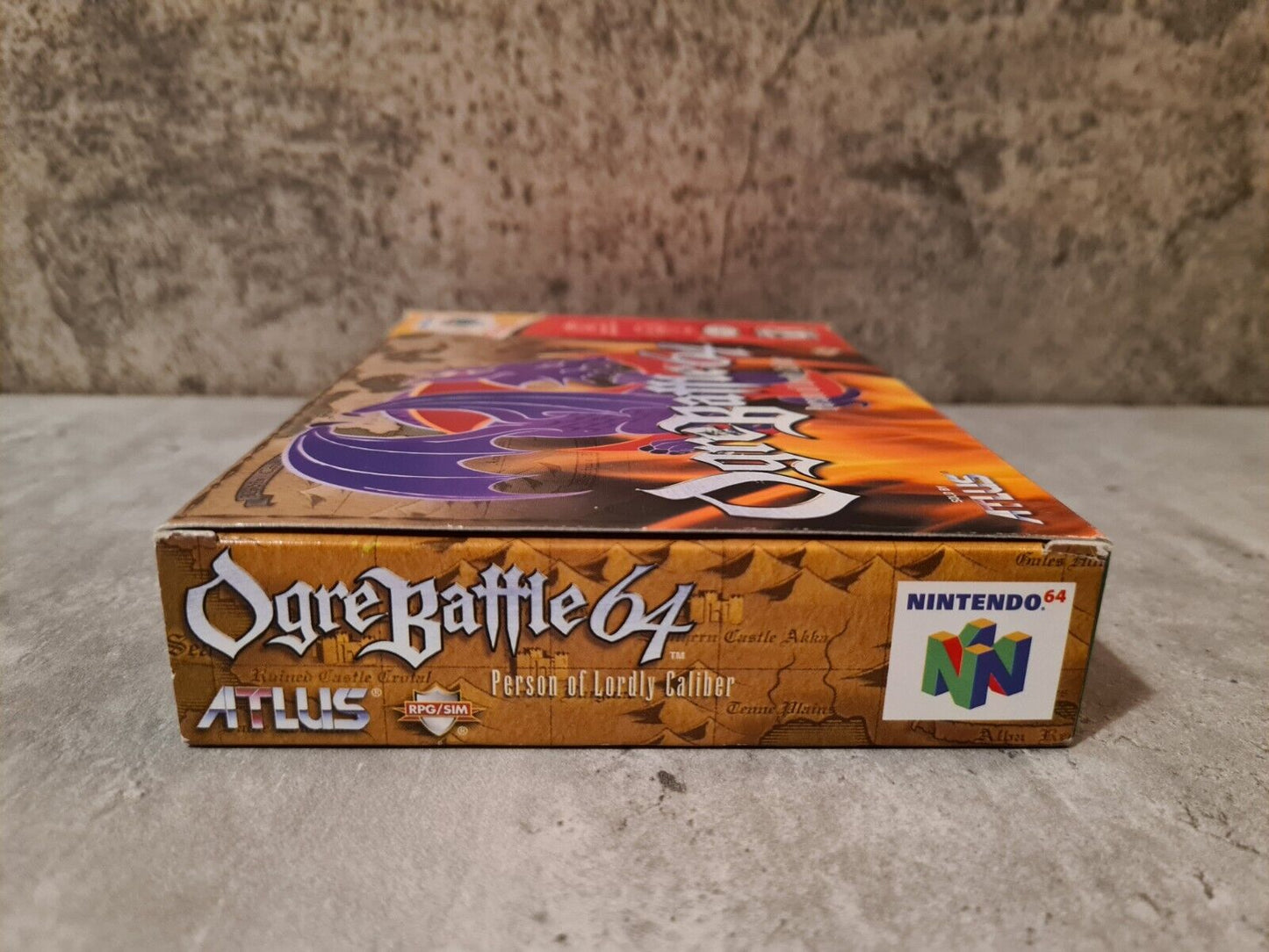N64 Nintendo 64 Ogre Battle 64 mit OVP und Anleitung USA NTSC - T-Retro-Games