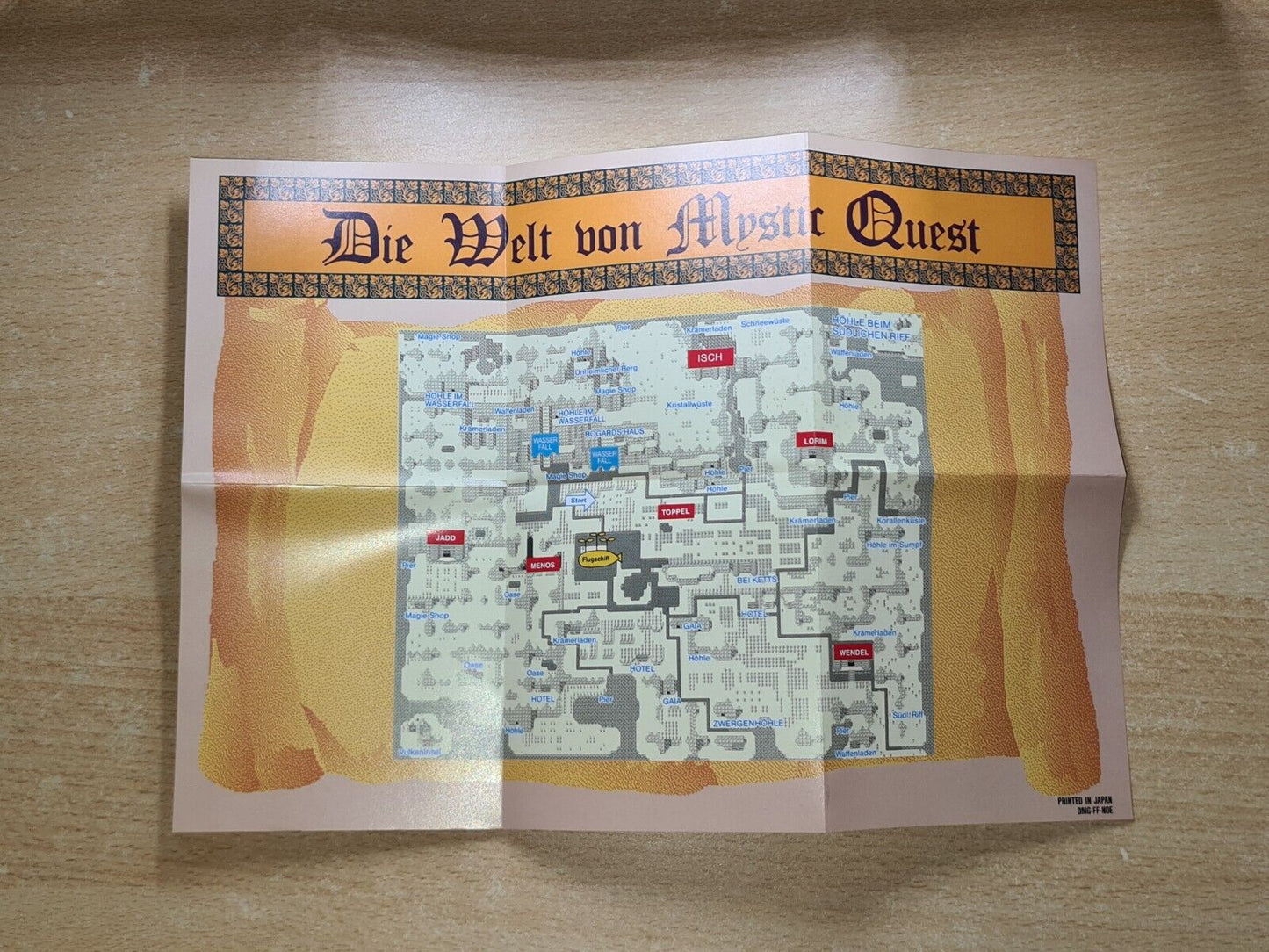 Nintendo Game Boy Classic Mystic Quest mit OVP und Anleitung + Karte NOE - T-Retro-Games