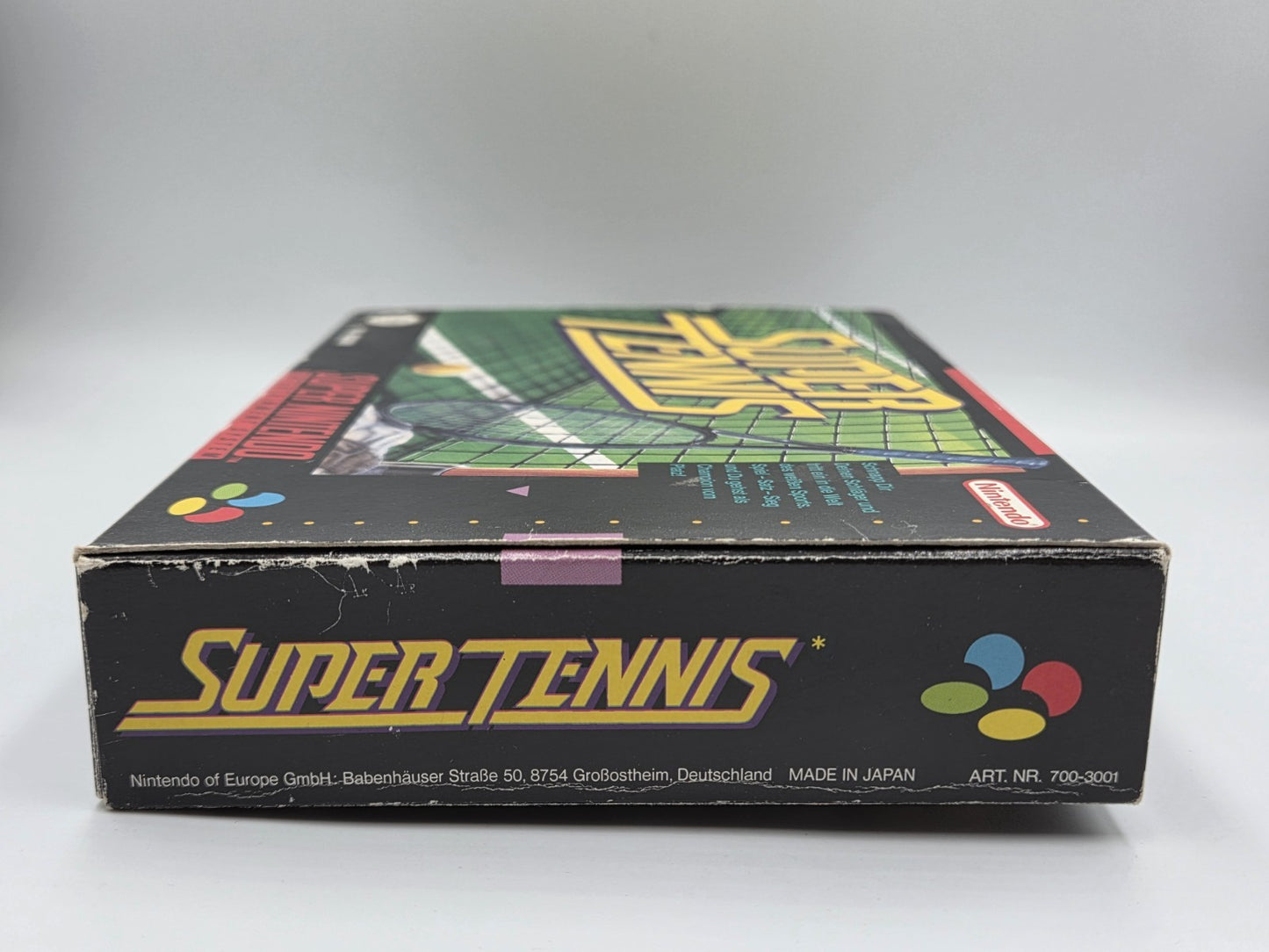 SNES Super Nintendo Super Tennis mit OVP und Anleitung NOE
