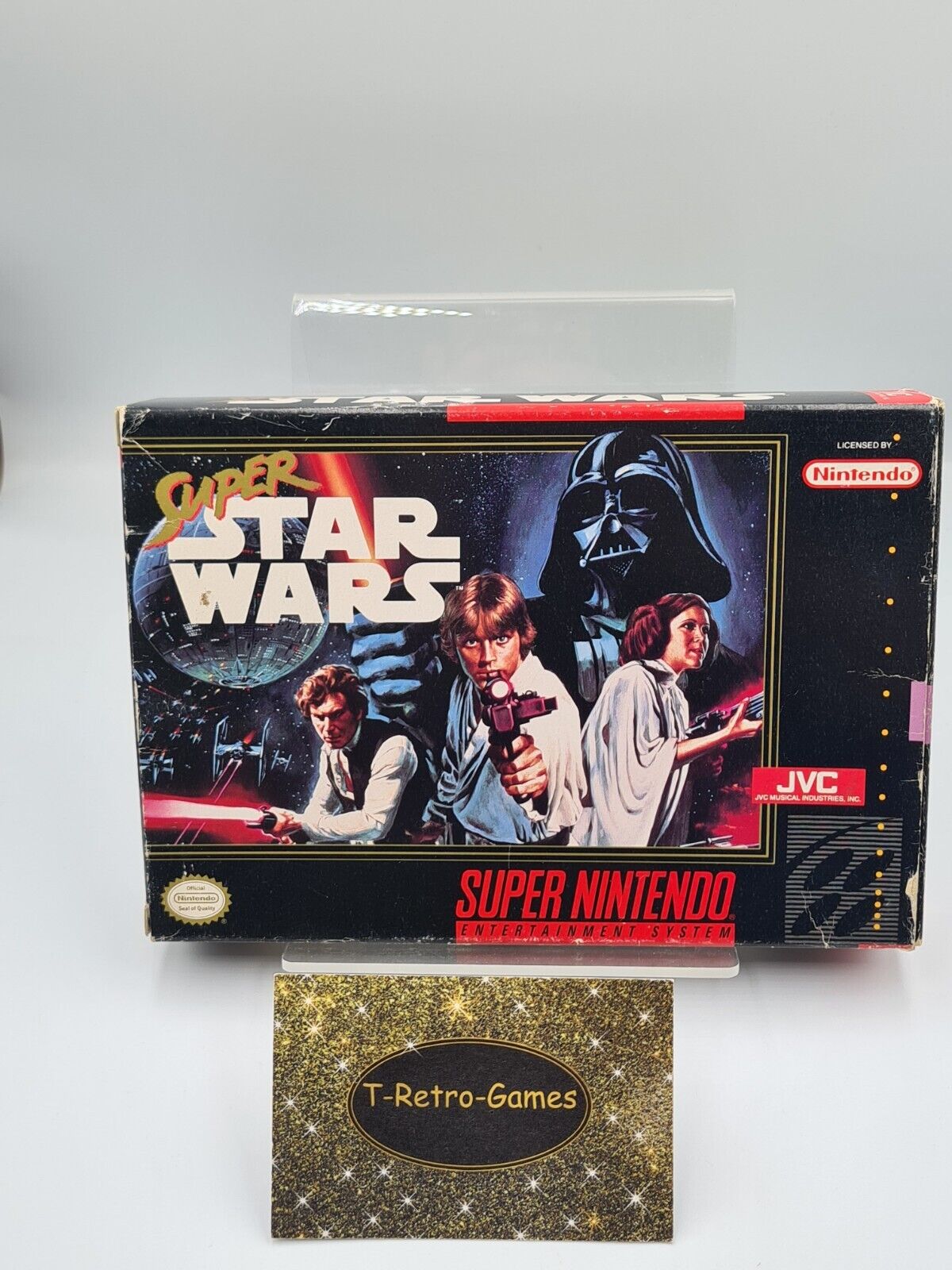 SNES Super Nintendo Super Star Wars mit OVP und Anleitung NTSC USA - T-Retro-Games