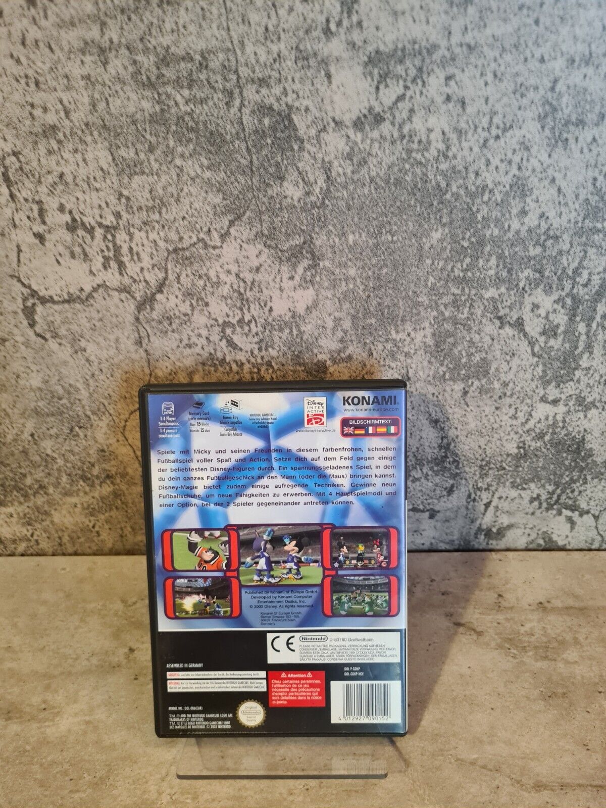 Nintendo GameCube Disney Sports Fußball mit OVP und Anleitung NOE