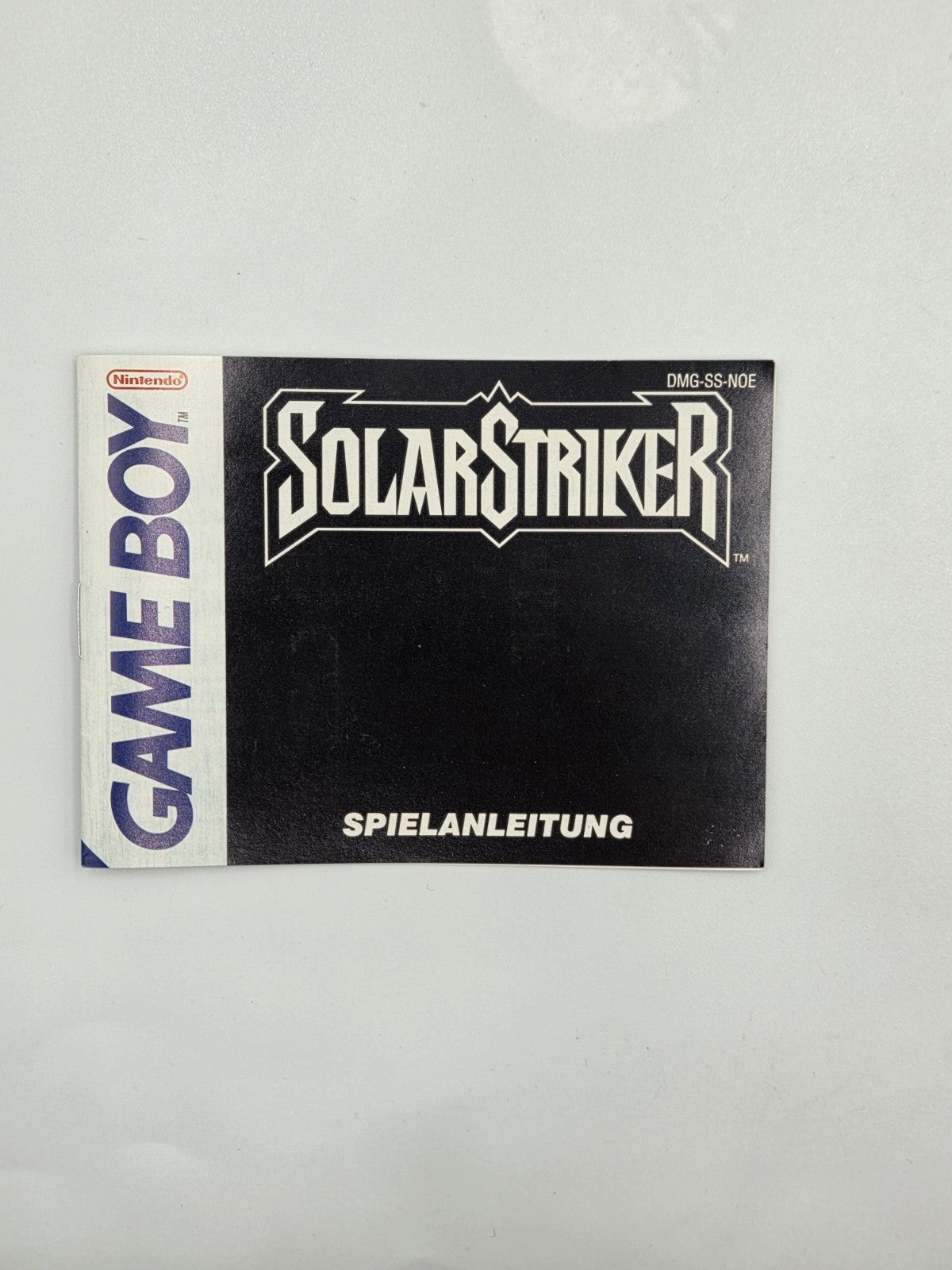 Nintendo Game Boy Classic Spiel SolarStriker mit OVP und Anleitung NOE