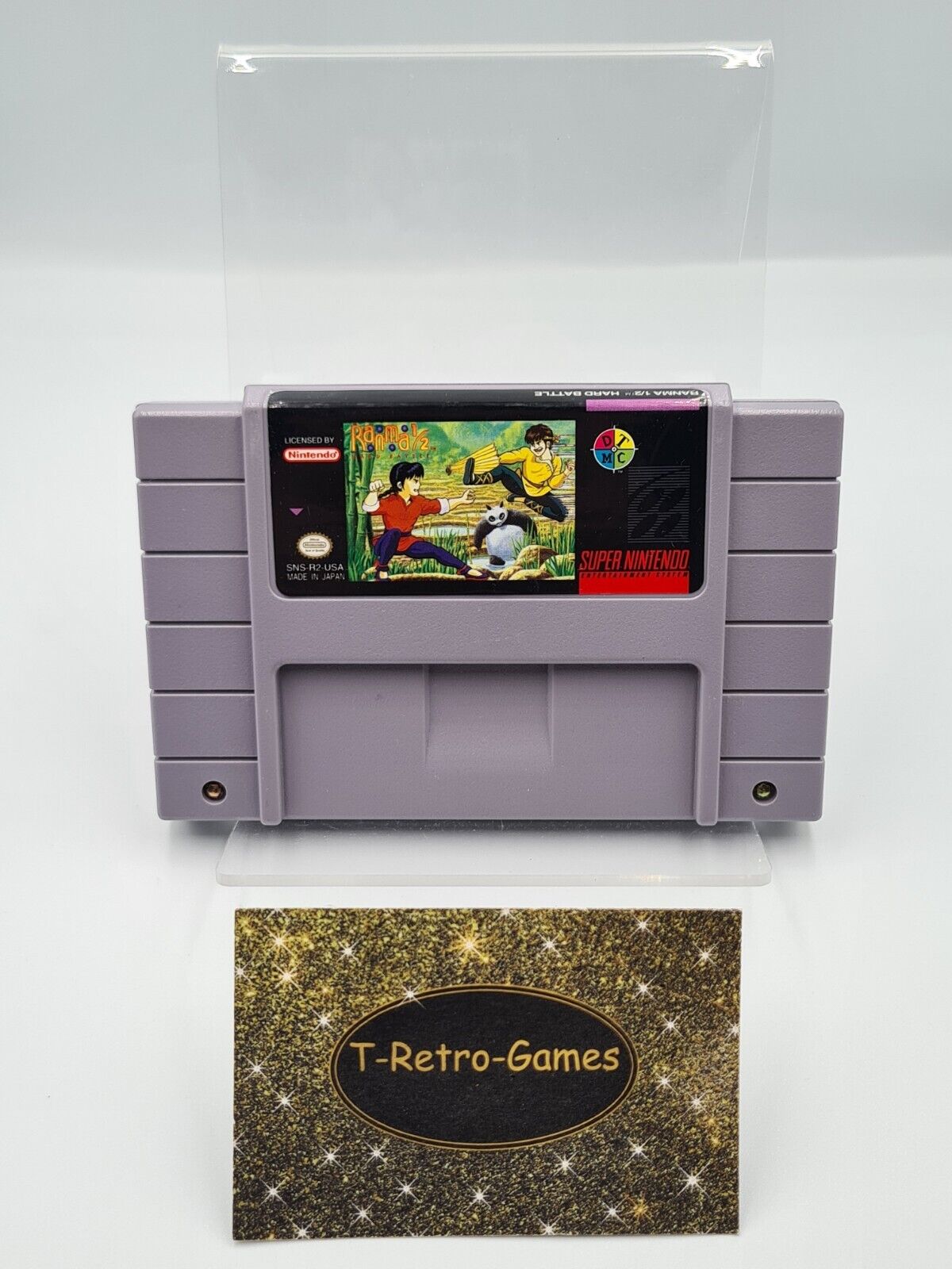 SNES Super Nintendo Ranma 1/2 Hard Battle NTSC USA Modul - T-Retro-Games