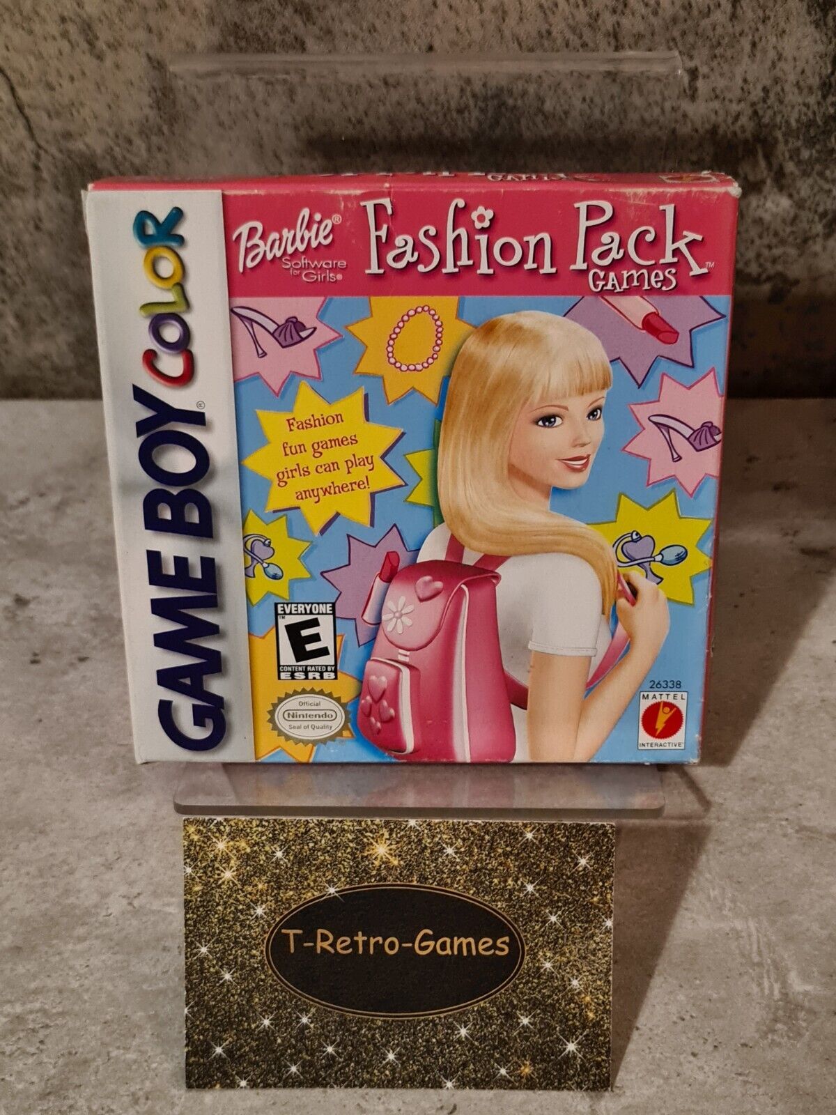 Nintendo Game Boy Color Barbie Fashion Pack Games mit OVP und Anleitung USA - T-Retro-Games