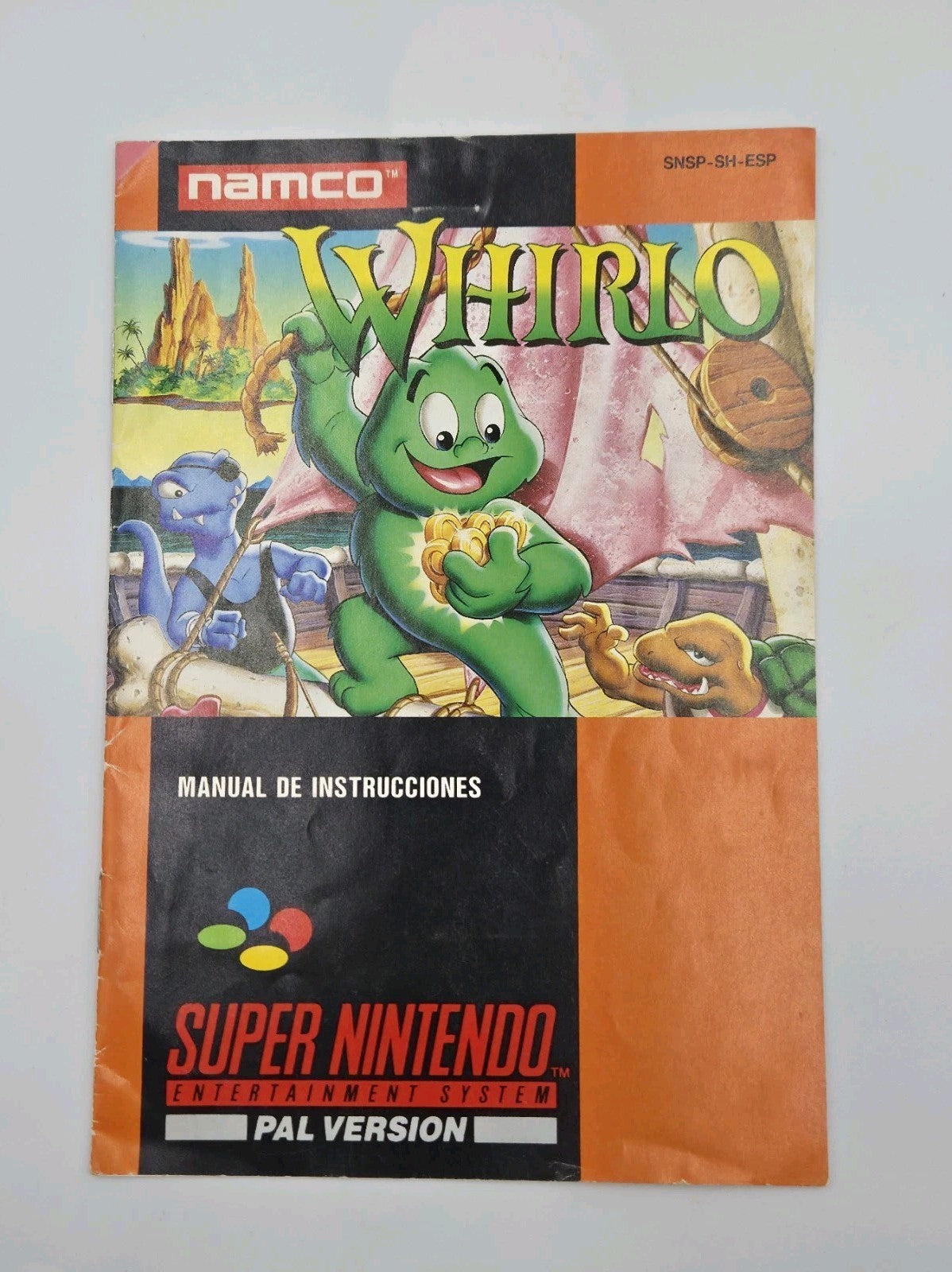 SNES Super Nintendo Whirlo mit OVP und Anleitung ESP