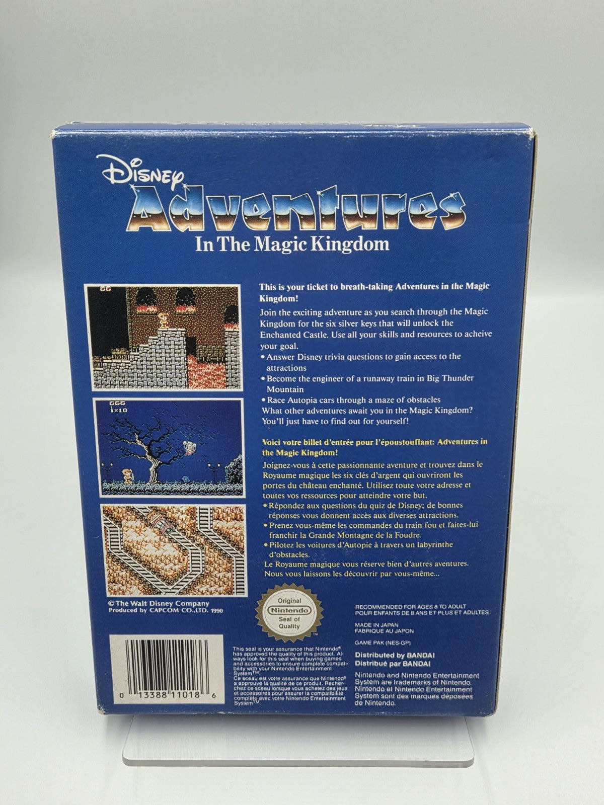 Nintendo NES Disney Adventures In The Magic Kingdom mit OVP und Anleitung FRA