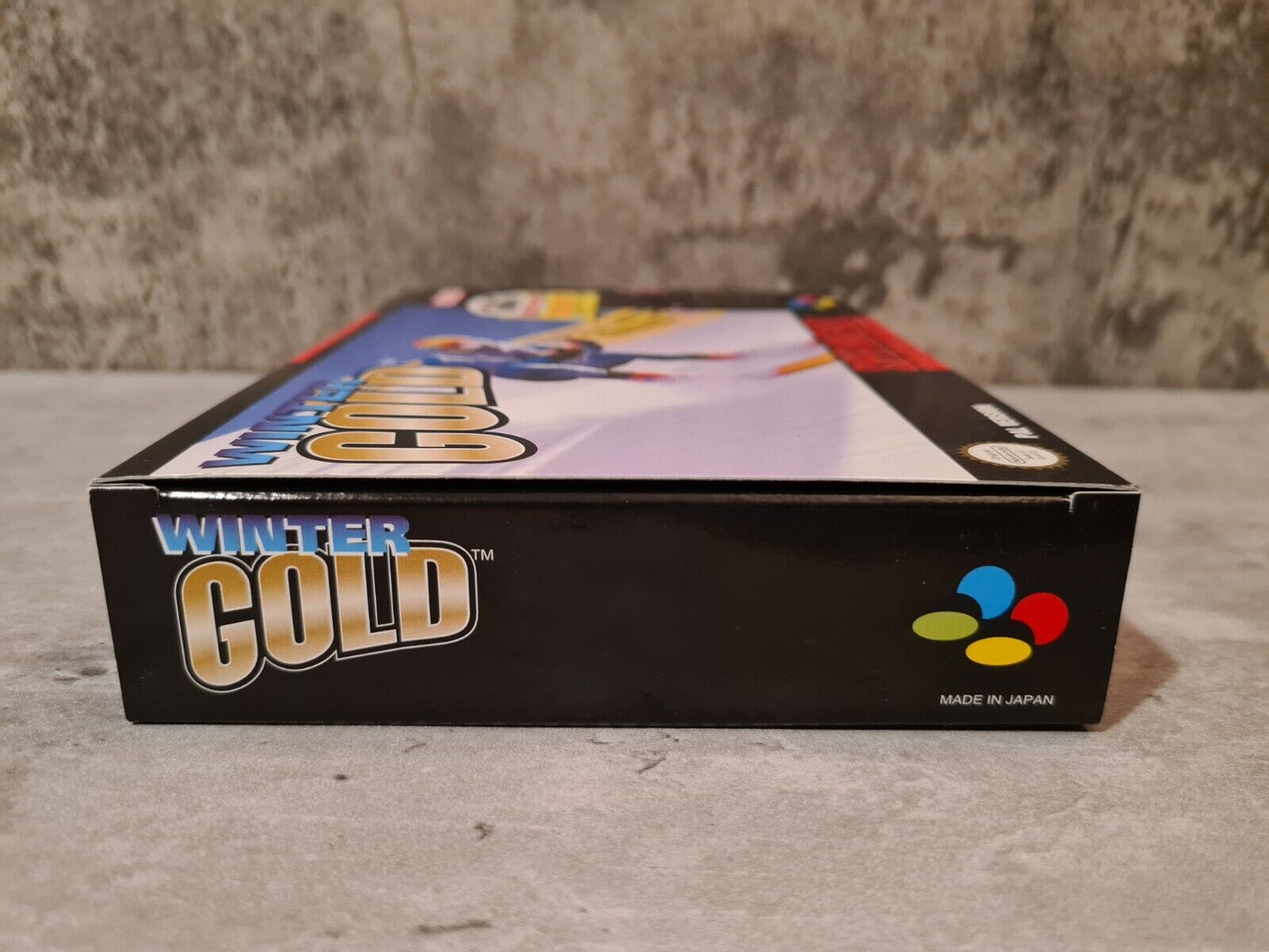SNES Super Nintendo Winter Gold New Old Stock Neu unbenutzt - T-Retro-Games