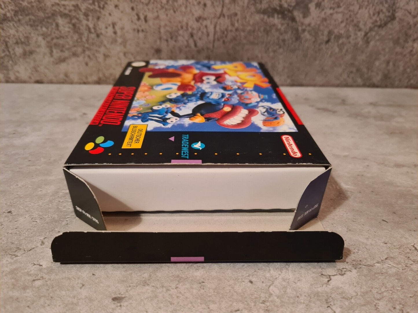 SNES Super Nintendo Plok mit OVP und Anleitung NOE/SFRG - T-Retro-Games