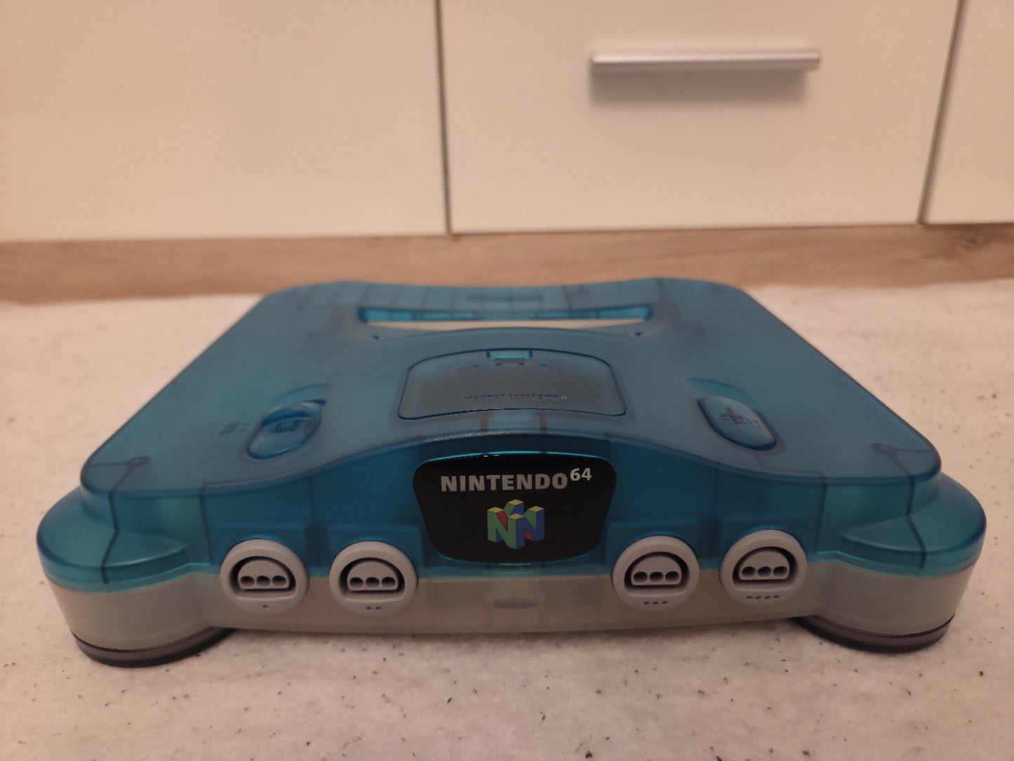 N64 Nintendo 64 Clear Blue Konsole Console OVP