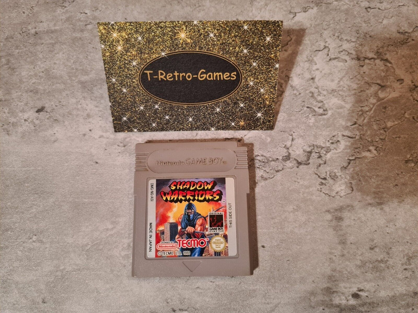 Nintendo Gameboy Classic Spiel Shadow Warriors Modul ASI - T-Retro-Games