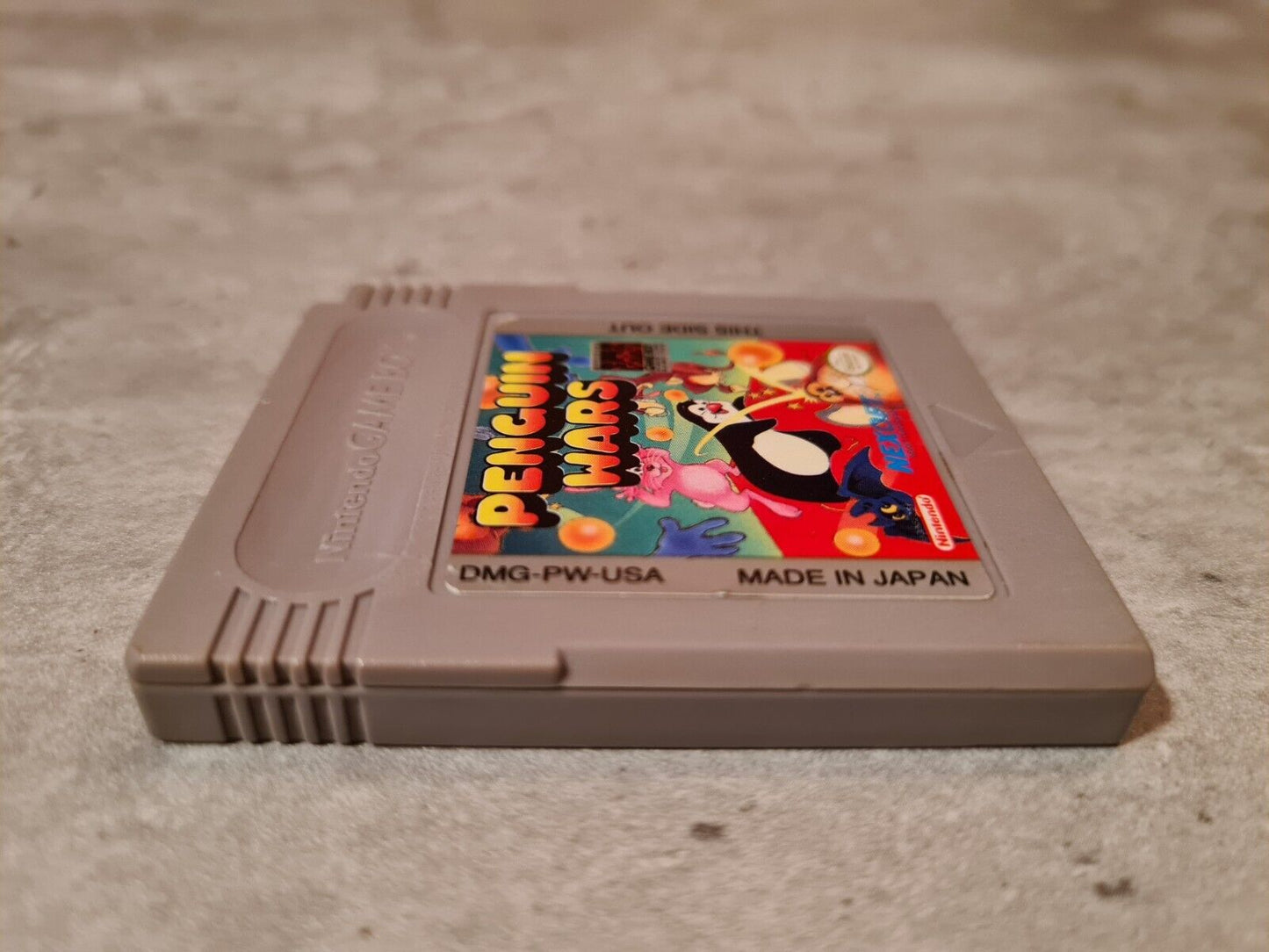 Nintendo Gameboy Classic Spiel Penguin Wars Modul USA - T-Retro-Games