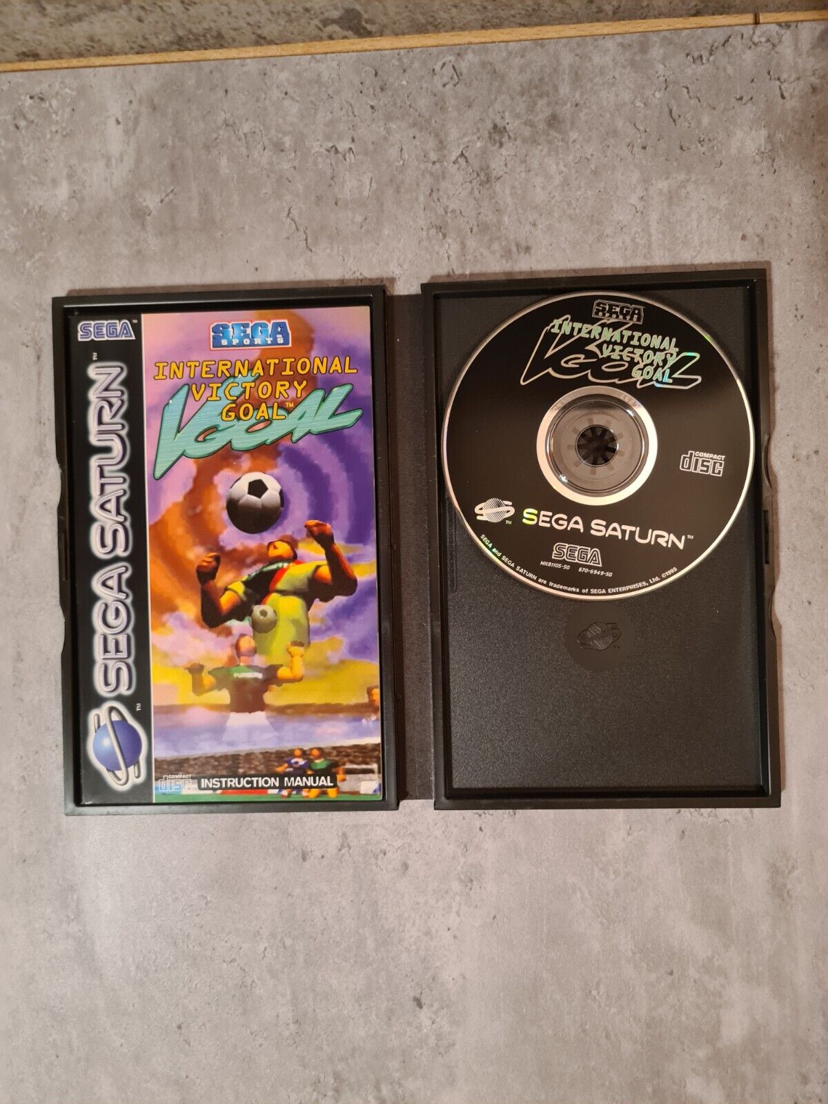 Sega Saturn International Victory Goal mit OVP und Anleitung Multi Language - T-Retro-Games