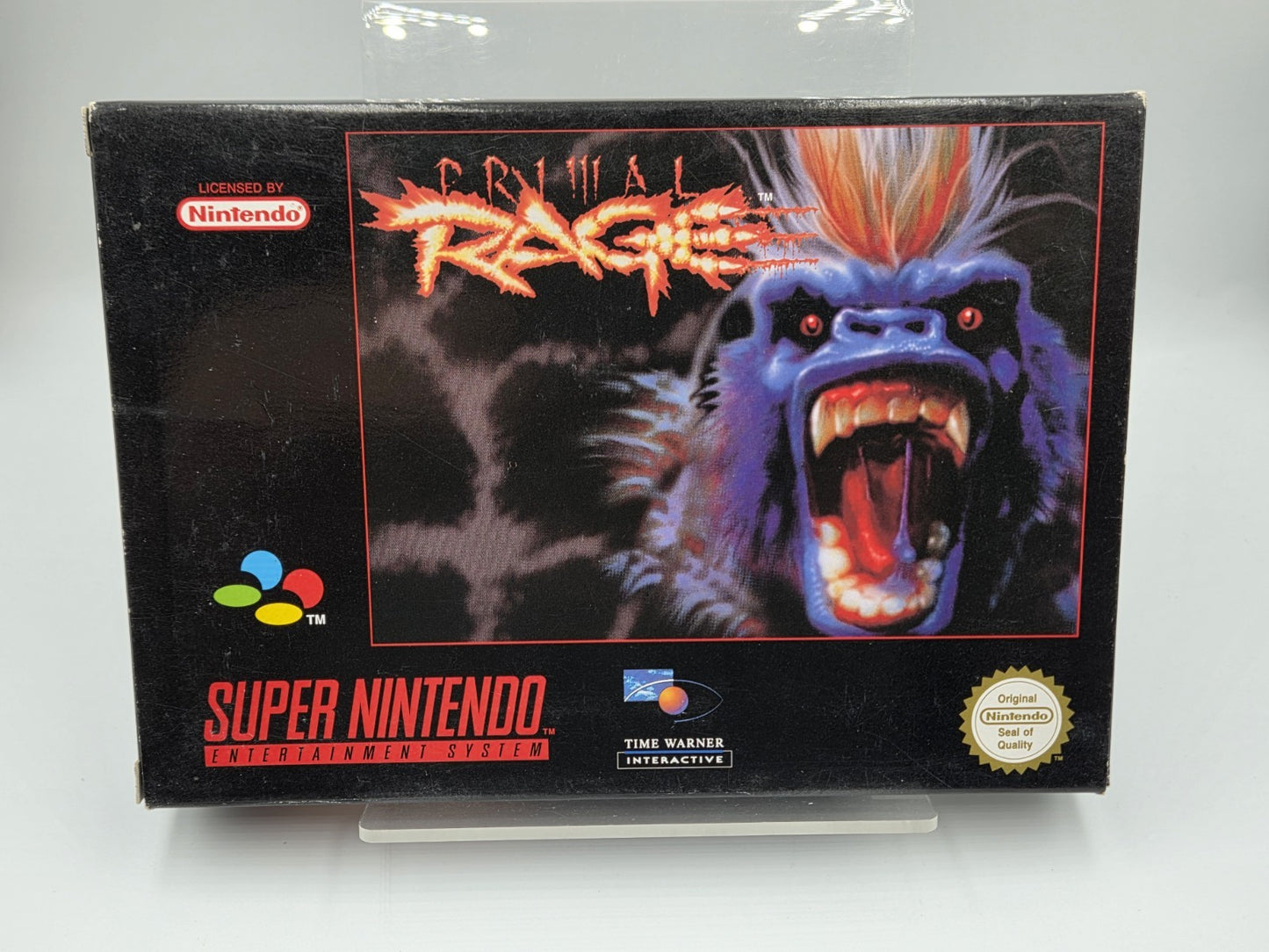 SNES Super Nintendo Primal Rage mit OVP und Anleitung EUR