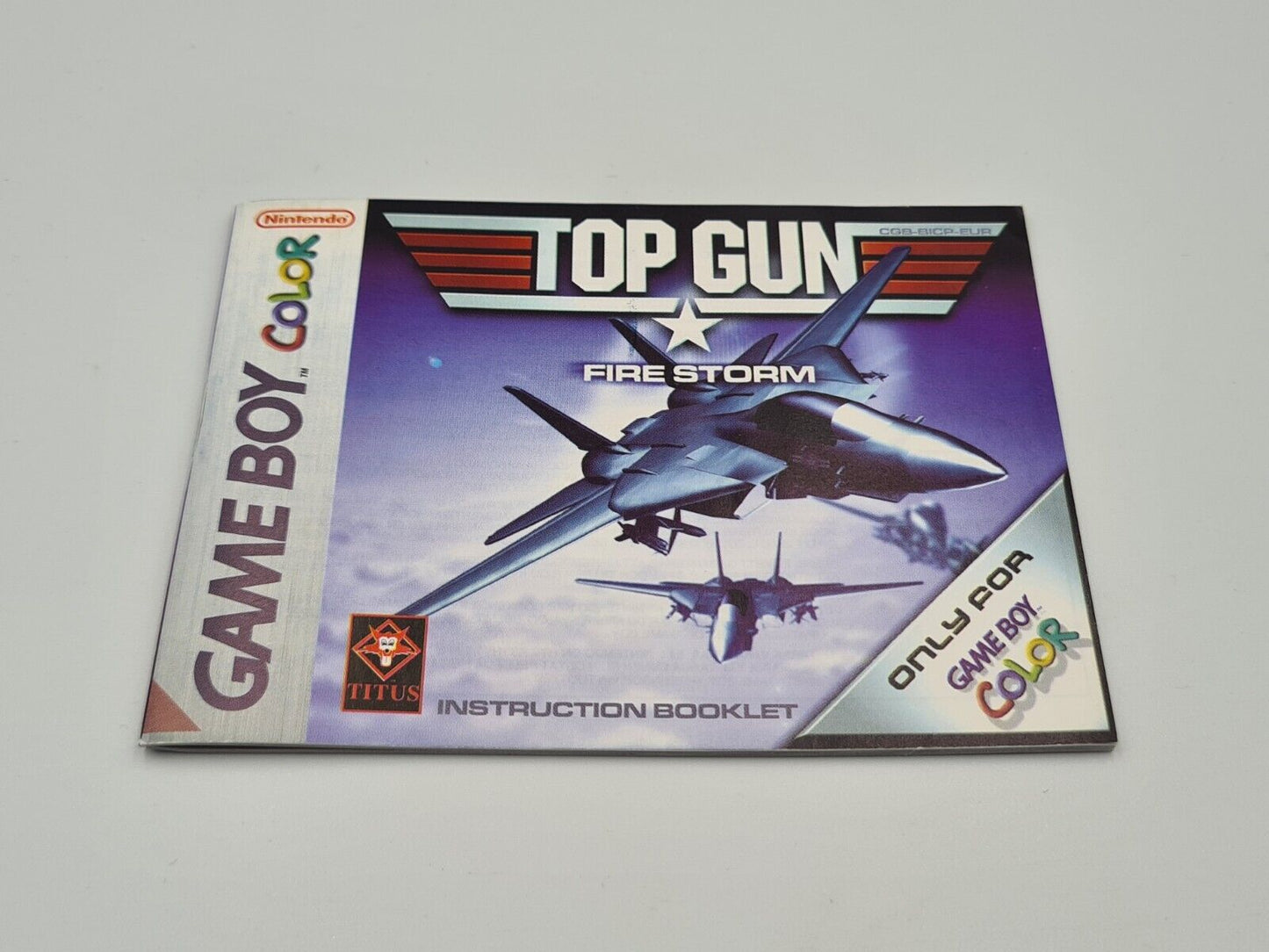 Nintendo Game Boy Color Top Gun Fire Storm mit OVP und Anleitung EUR - T-Retro-Games