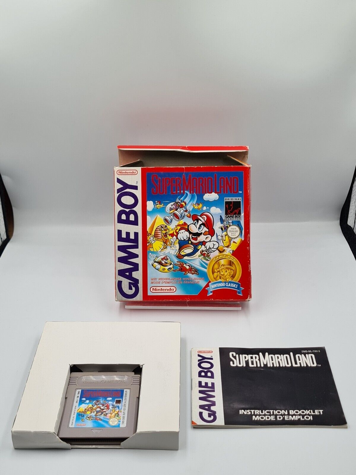 Nintendo Game Boy Classic Super Mario Land mit OVP und Anleitung FAH - T-Retro-Games