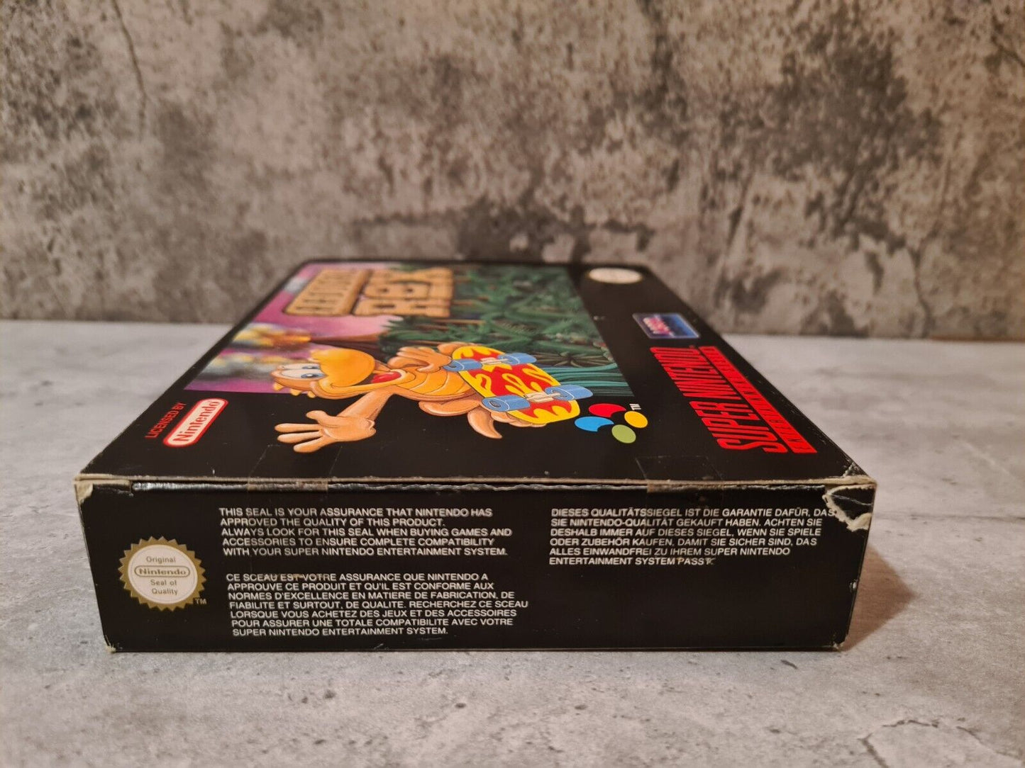 SNES Super Nintendo Radical Rex mit OVP und Anleitung EUR - T-Retro-Games