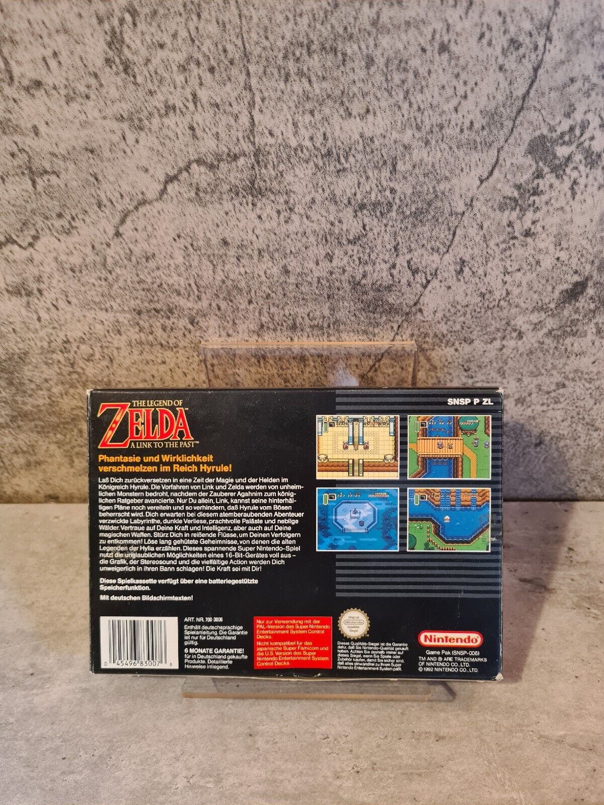 Super Nintendo The Legend of Zelda A Link to the Past mit OVP + Anleitung NOE - T-Retro-Games