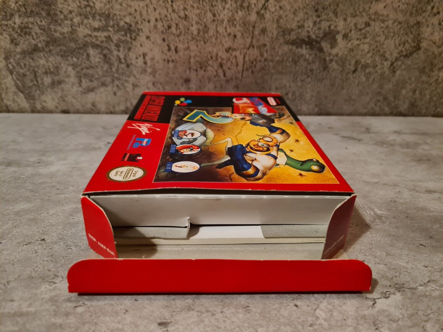 SNES Super Nintendo Earthworm Jim 2 mit OVP und Anleitung EUR - T-Retro-Games