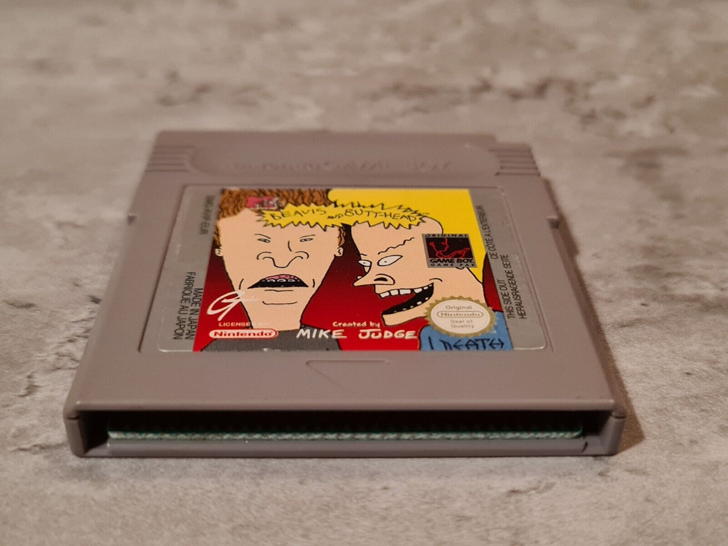 Nintendo Game Boy Classic Spiel Beavis and Butt-Head Modul EUR - T-Retro-Games