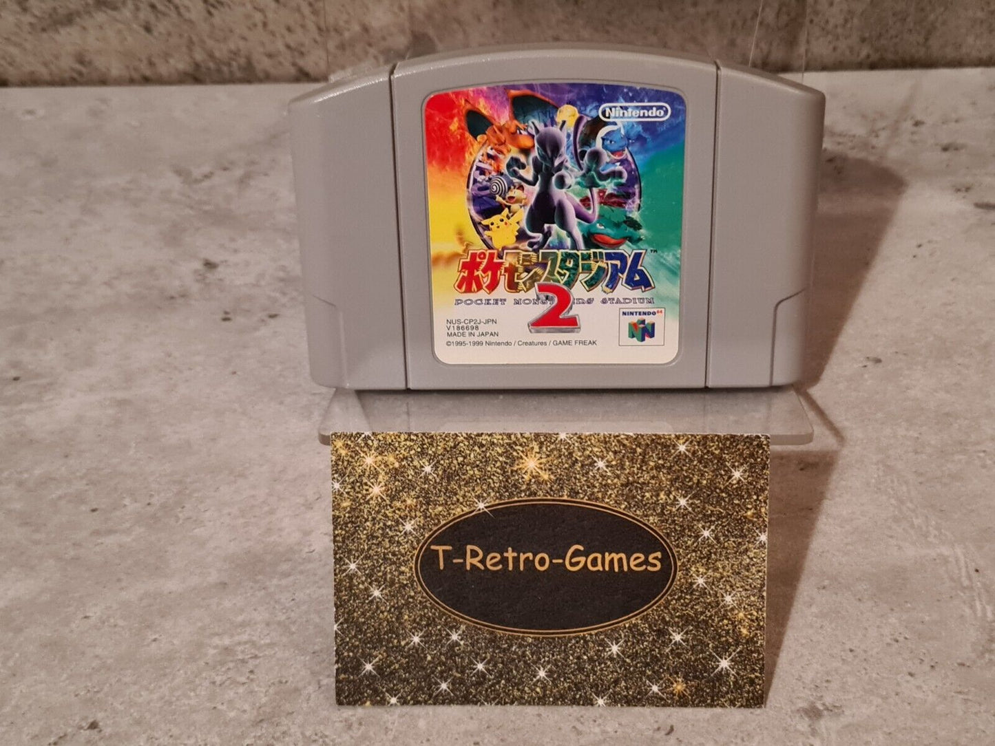 N64 Nintendo 64 NTSC-J Pocket Monsters Stadium 2 Japan Modul - T-Retro-Games