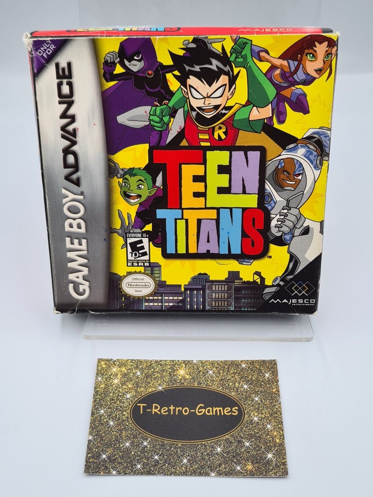 Nintendo Game Boy Advance Teen Titans mit OVP und Anleitung USA - T-Retro-Games