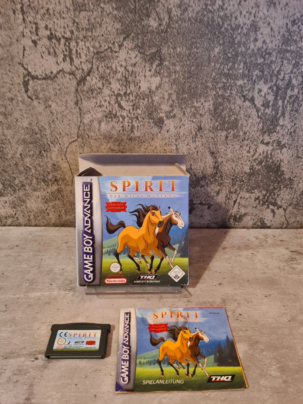 Nintendo Gameboy Advance Spirit Der Wilde Mustang mit OVP und Anleitung NOE - T-Retro-Games