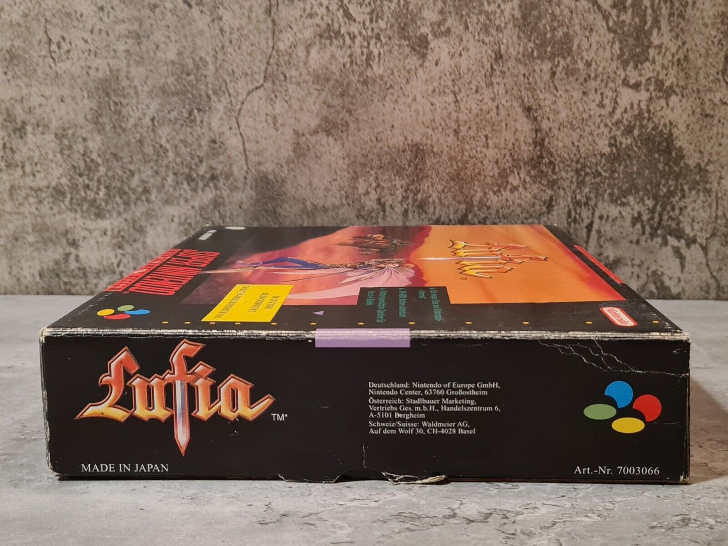 SNES Super Nintendo Lufia mit OVP und Spieleberater NOE Big Box - T-Retro-Games