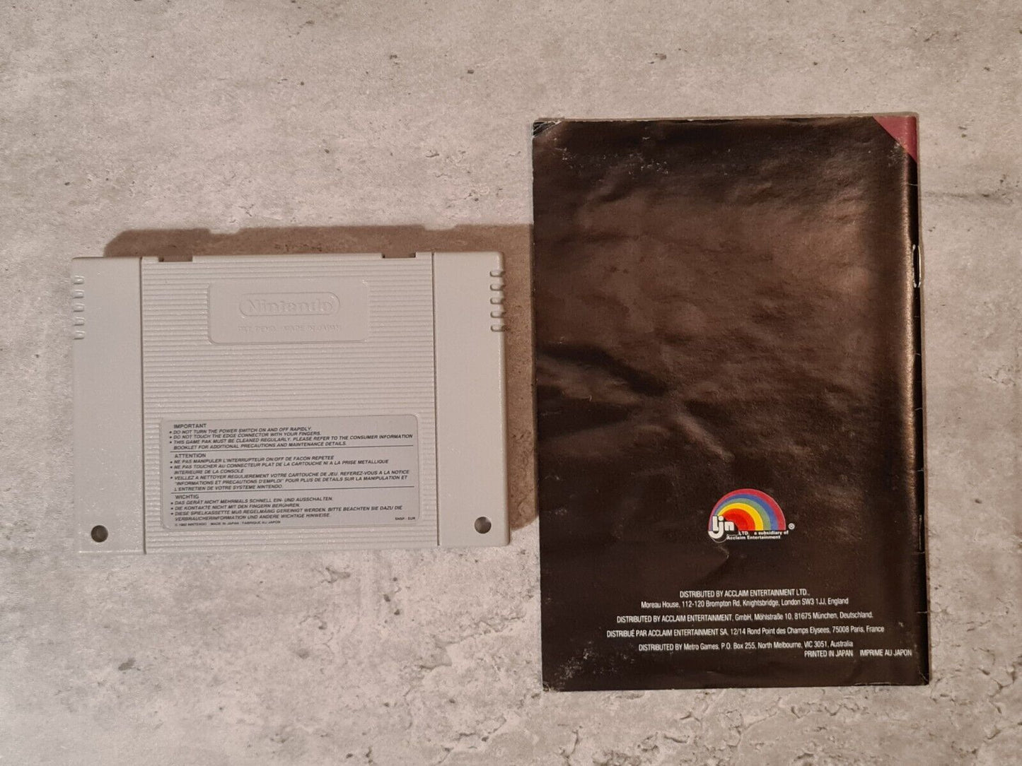 SNES Super Nintendo Beware The Ultimate Evil of Warlock + OVP und Anleitung EUR - T-Retro-Games