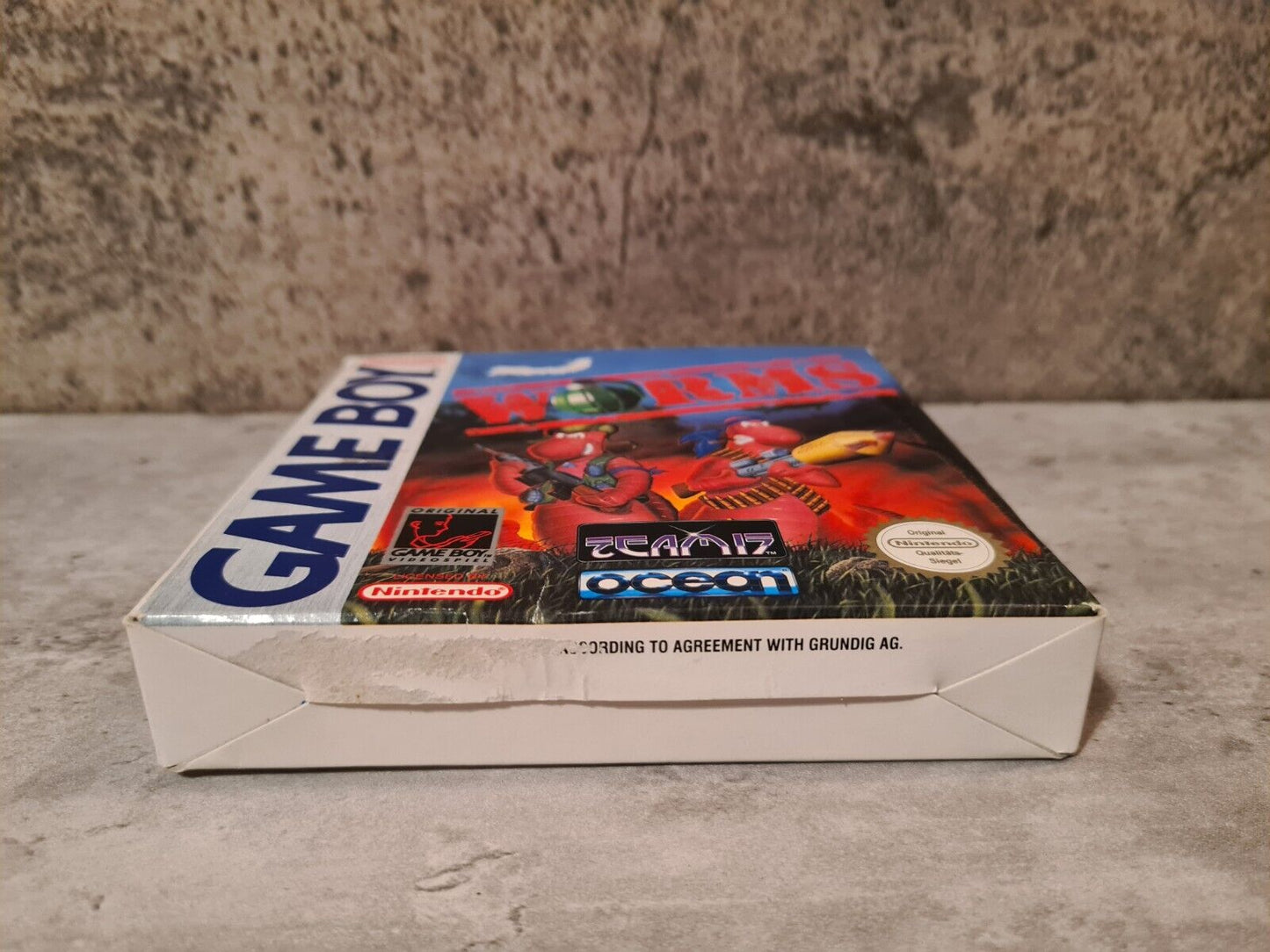 Game Boy Classic Worms mit OVP und Anleitung NOE