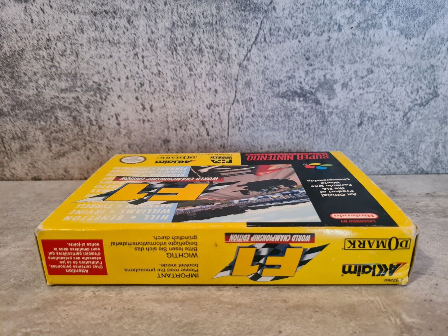 SNES Super Nintendo F1 World Championship Edition mit OVP und Anleitung EUR - T-Retro-Games