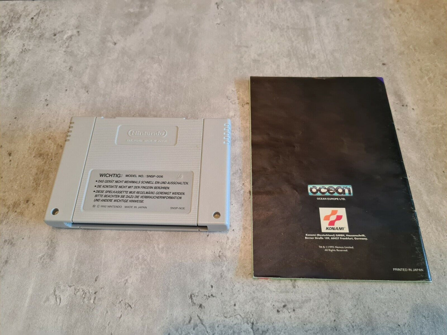 SNES Super Nintendo 90 Minutes European Prime Goal mit OVP und Anleitung NOE - T-Retro-Games