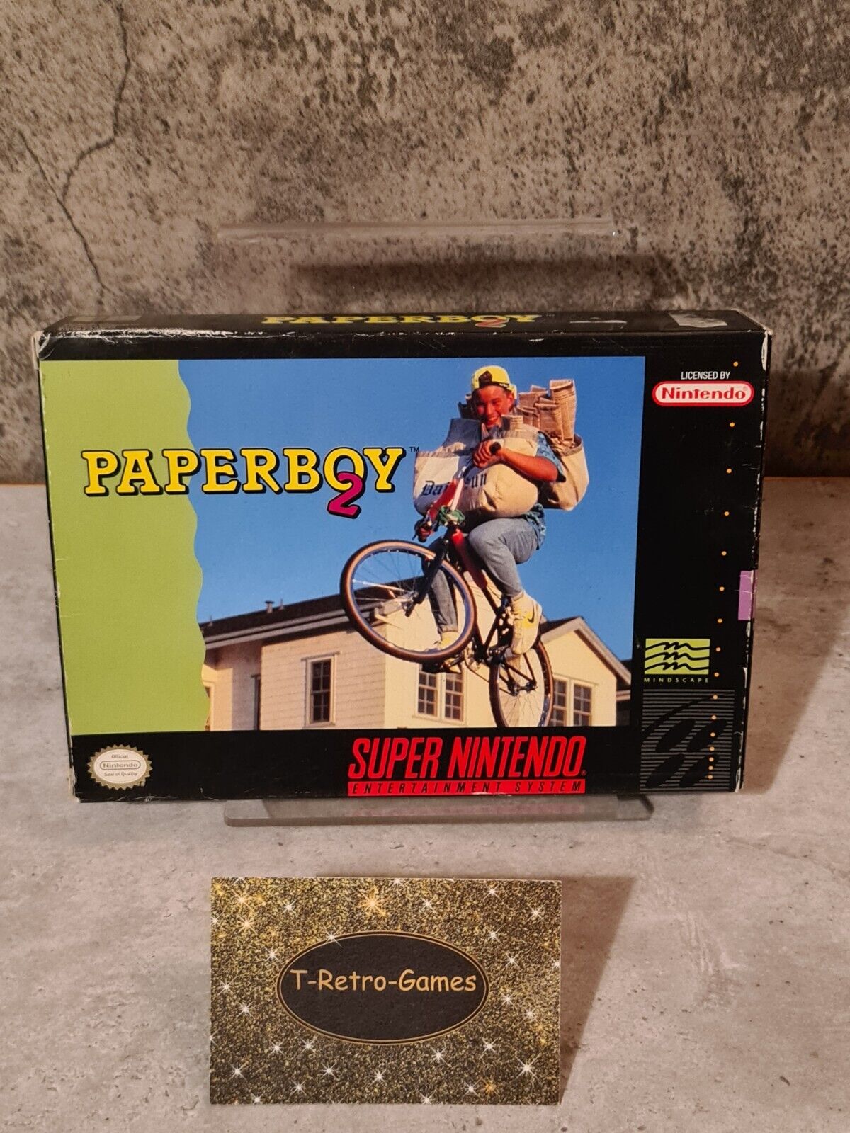 SNES Super Nintendo Paperboy 2 mit OVP und Anleitung NTSC-USA - T-Retro-Games