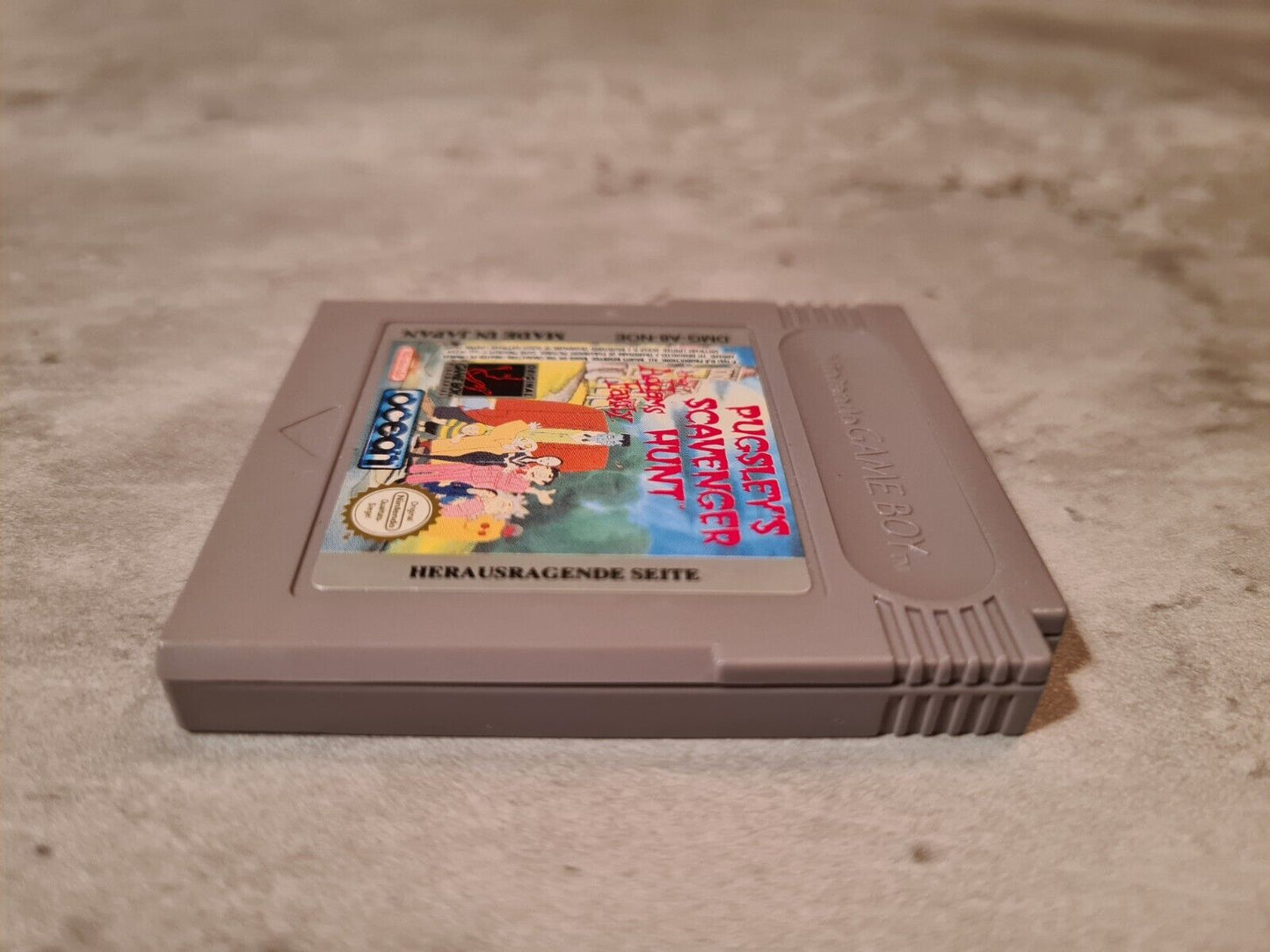 Nintendo Gameboy Classic The Addams Family Pugsley's Scavenger Hunt Modul NOE - T-Retro-Games