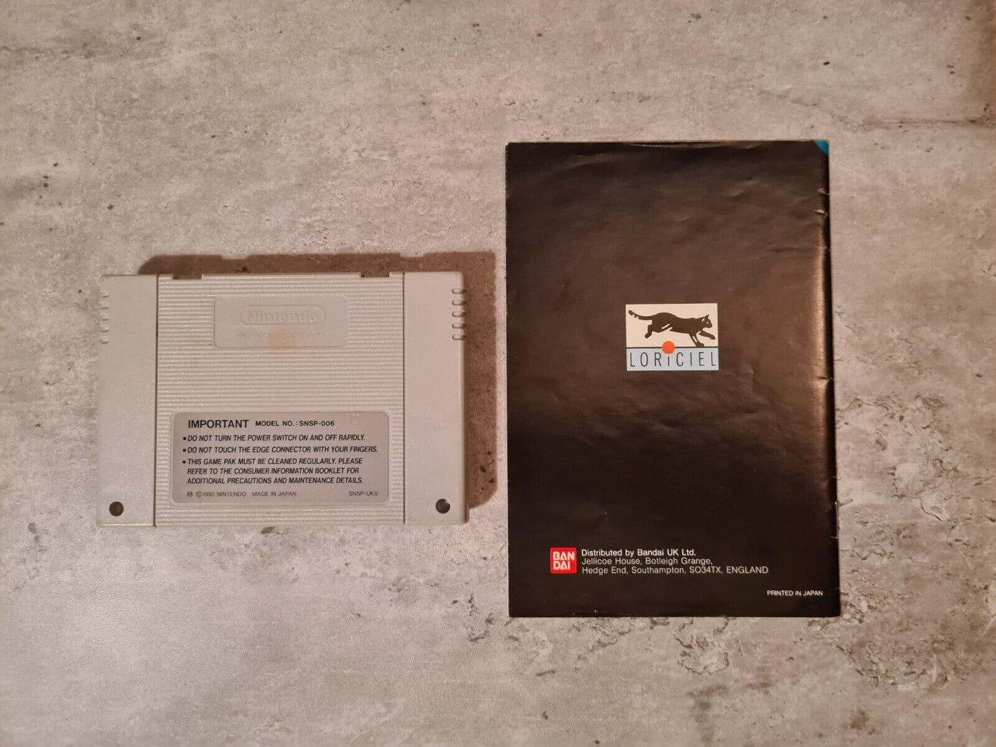 SNES Super Nintendo International Tennis Tour mit OVP und Anleitung UKV - T-Retro-Games