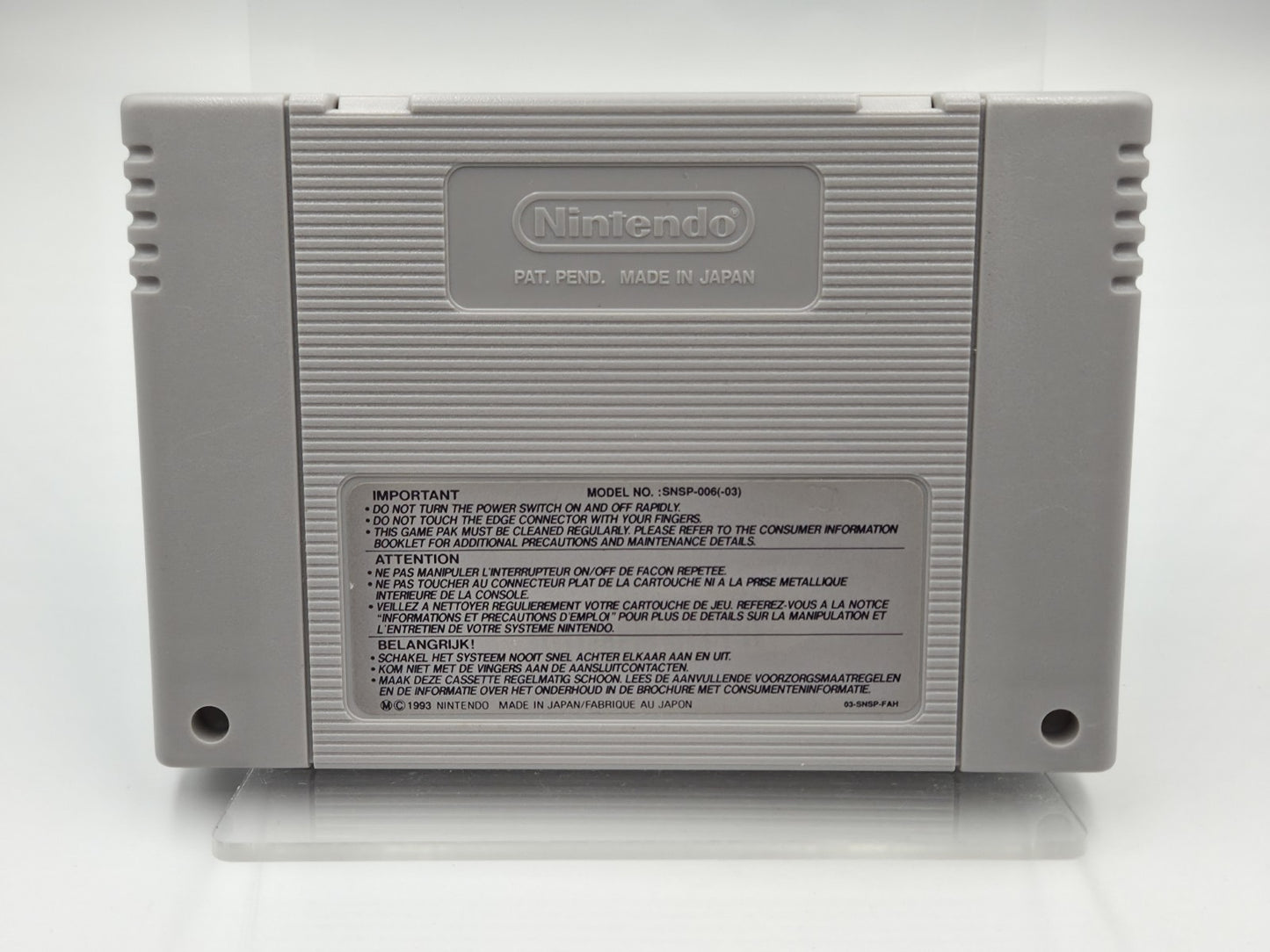 SNES Super Nintendo Super Mario World 2 Yoshi's Island Modul FAH