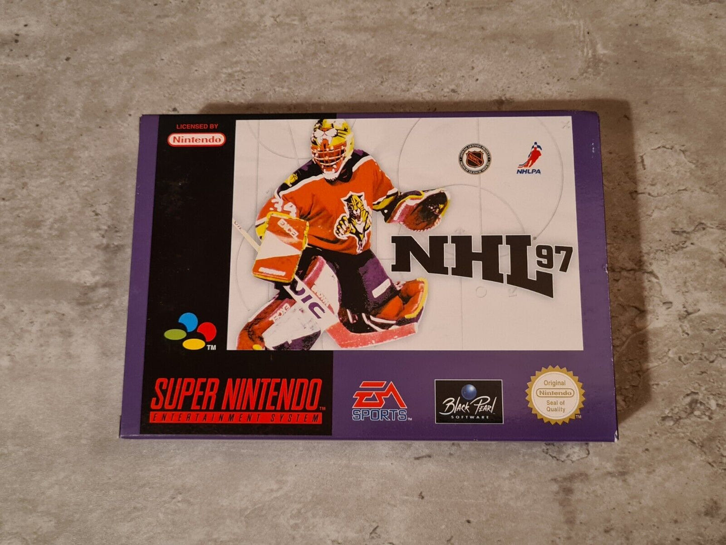 SNES Super Nintendo NHL 97 New Old Stock Neu unbenutzt - T-Retro-Games