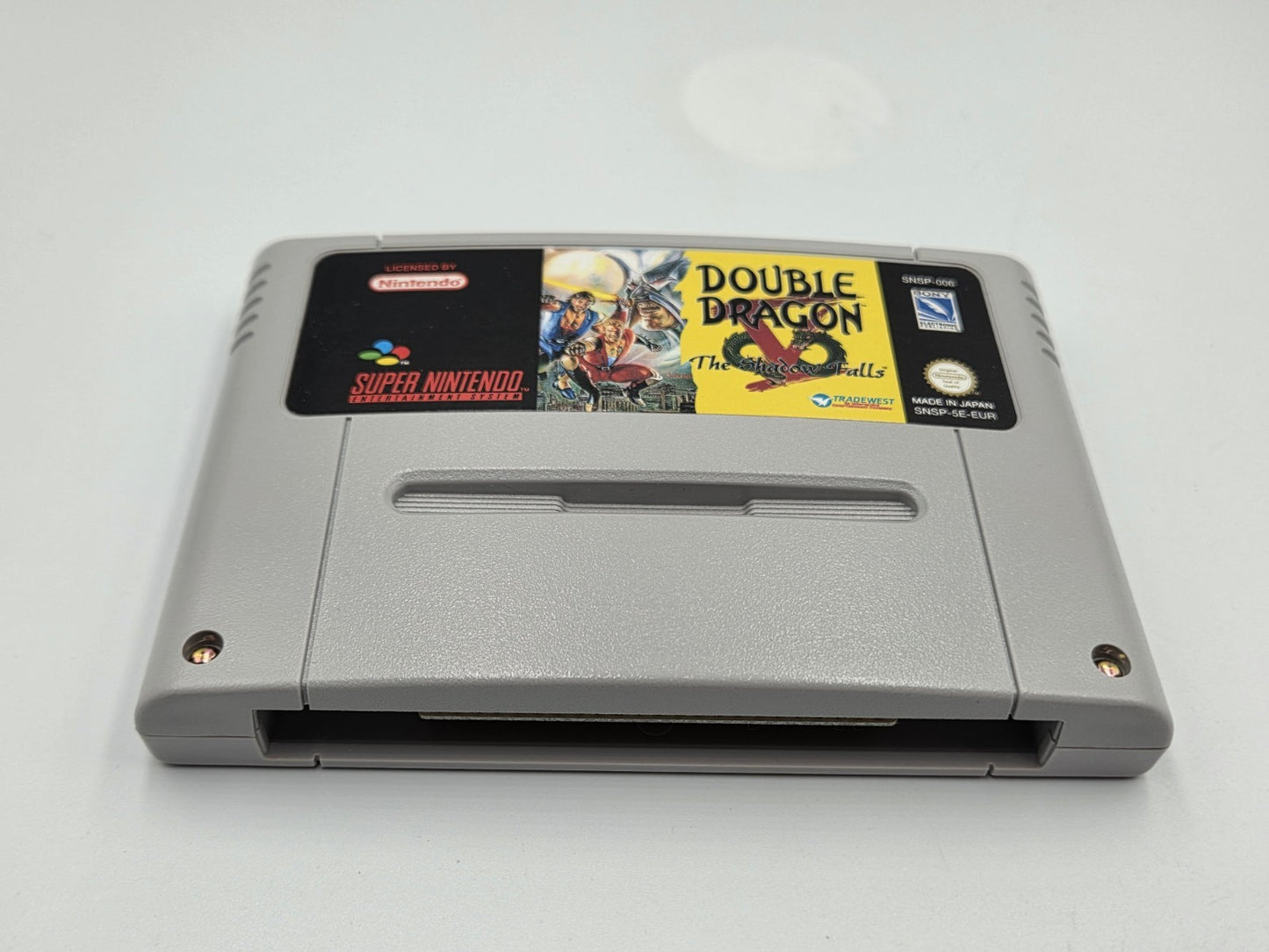 SNES Super Nintendo Double Dragon V The Shadow Falls mit OVP und Anleitung EUR