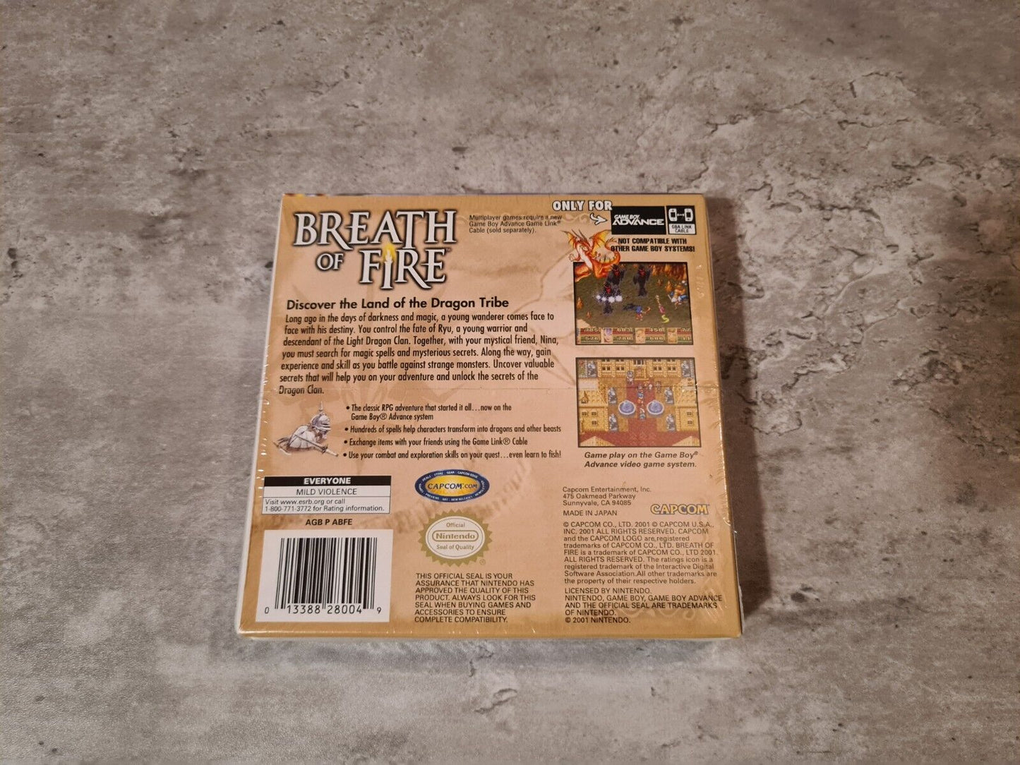 Nintendo Game Boy Advance Breath of Fire USA Sealed Neu New - T-Retro-Games