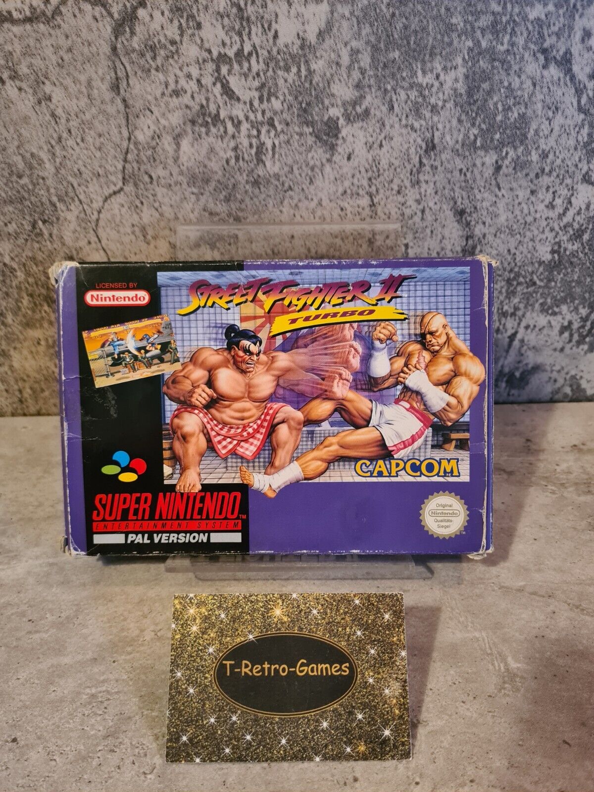 SNES Super Nintendo Street Fighter II Turbo mit OVP und Anleitung NOE - T-Retro-Games