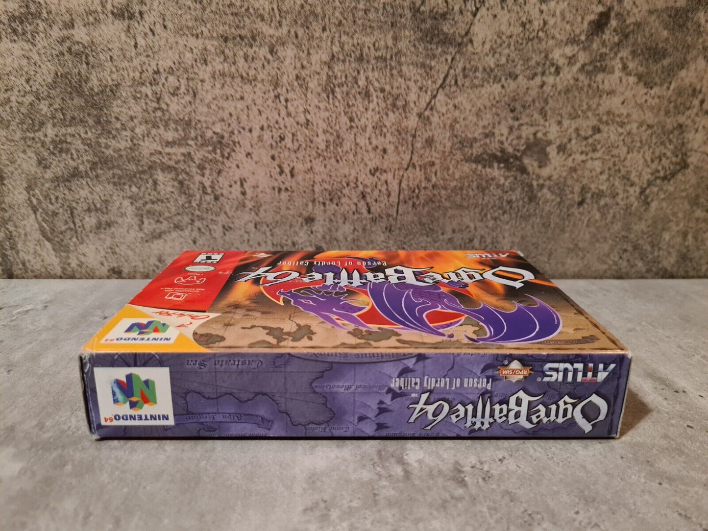 N64 Nintendo 64 Ogre Battle 64 mit OVP und Anleitung USA NTSC - T-Retro-Games