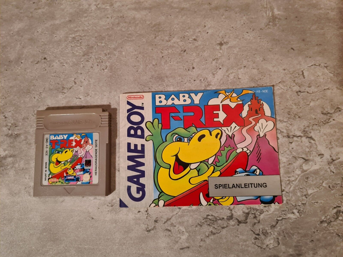 Nintendo Game Boy Baby T-Rex mit OVP und Anleitung NOE - T-Retro-Games