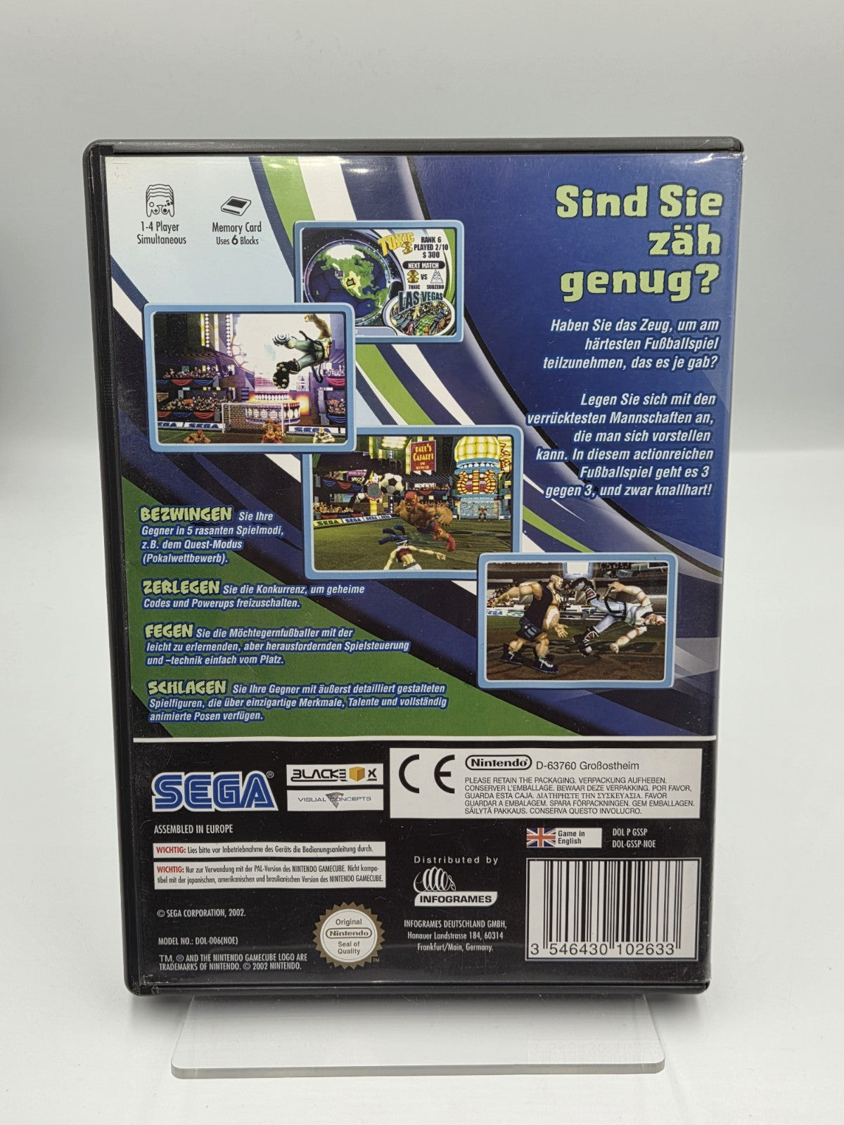 Nintendo GameCube Sega Soccer Slam mit OVP NOE - T-Retro-Games