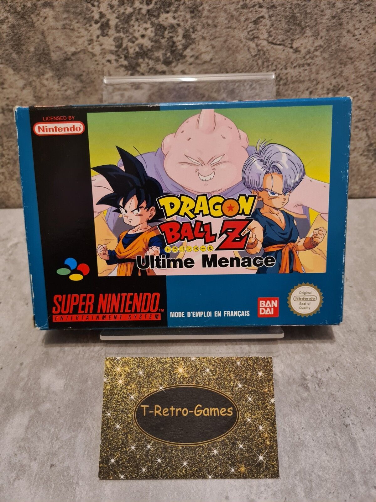 SNES Super Nintendo Dragon Ball Z Ultime Menace mit OVP und Anleitung FRA - T-Retro-Games