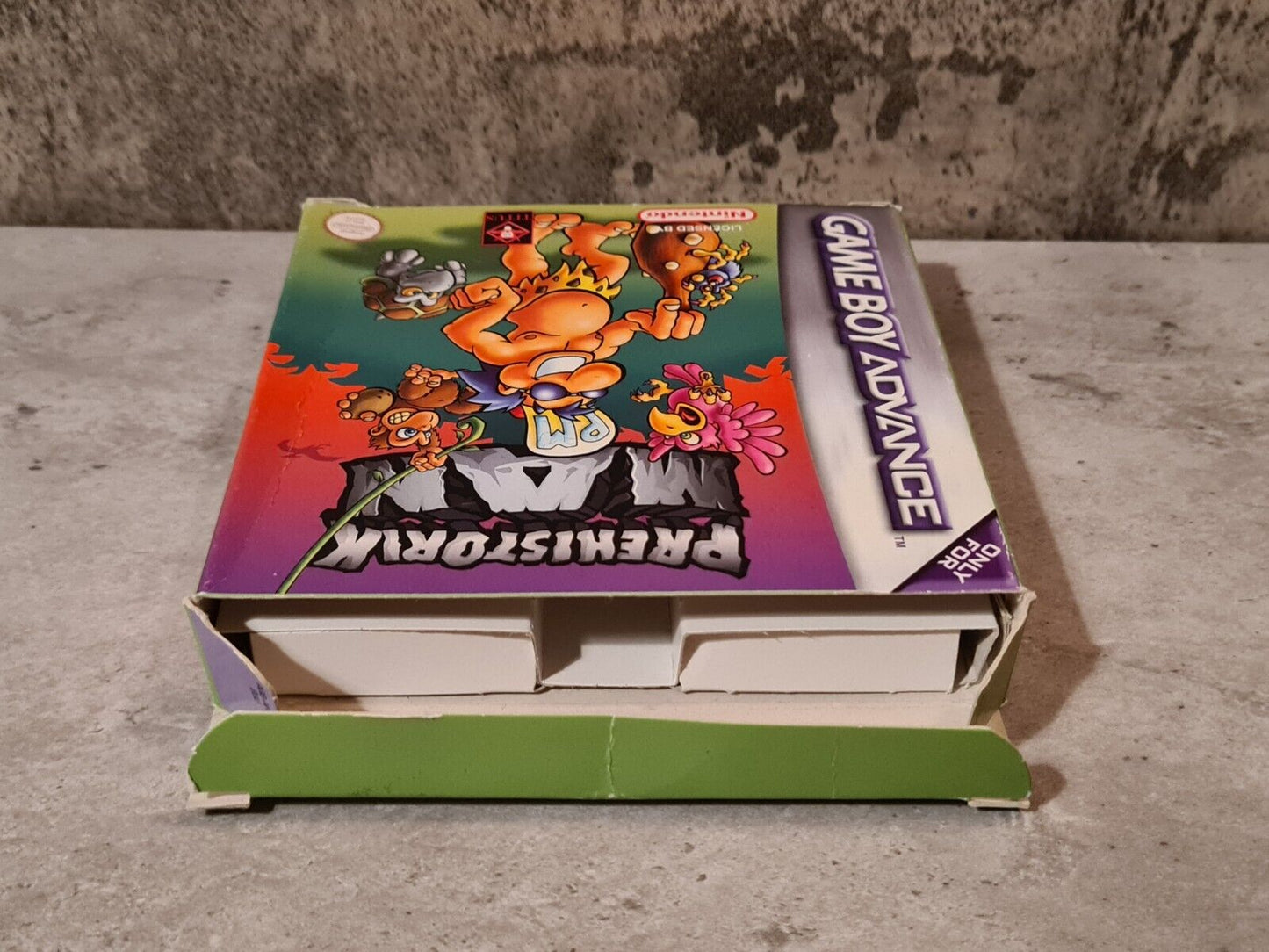 Nintendo Game Boy Advance Prehistorik Man mit OVP und Anleitung EUR - T-Retro-Games